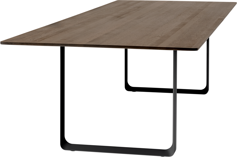 70/70 Tisch 295 cm in Dunkelbraun / Schwarz präsentiert im Onlineshop von KAQTU Design AG. Esstisch ist von Muuto