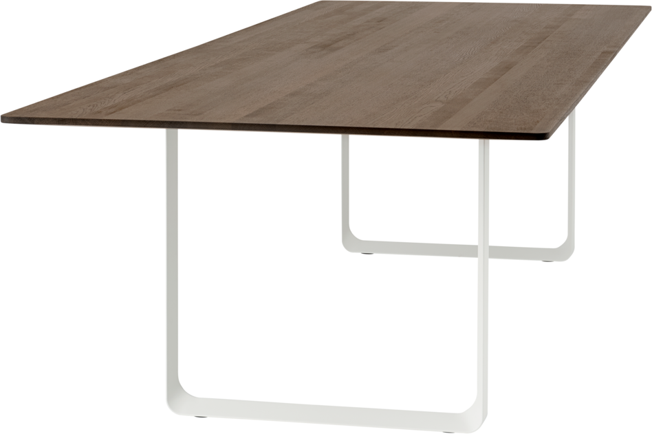 70/70 Tisch 295 cm in Dunkelbraun / Weiss präsentiert im Onlineshop von KAQTU Design AG. Esstisch ist von Muuto