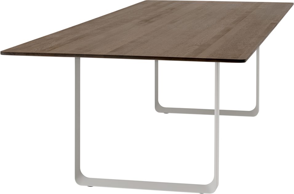 70/70 Tisch 295 cm in Dunkelbraun / Grau präsentiert im Onlineshop von KAQTU Design AG. Esstisch ist von Muuto