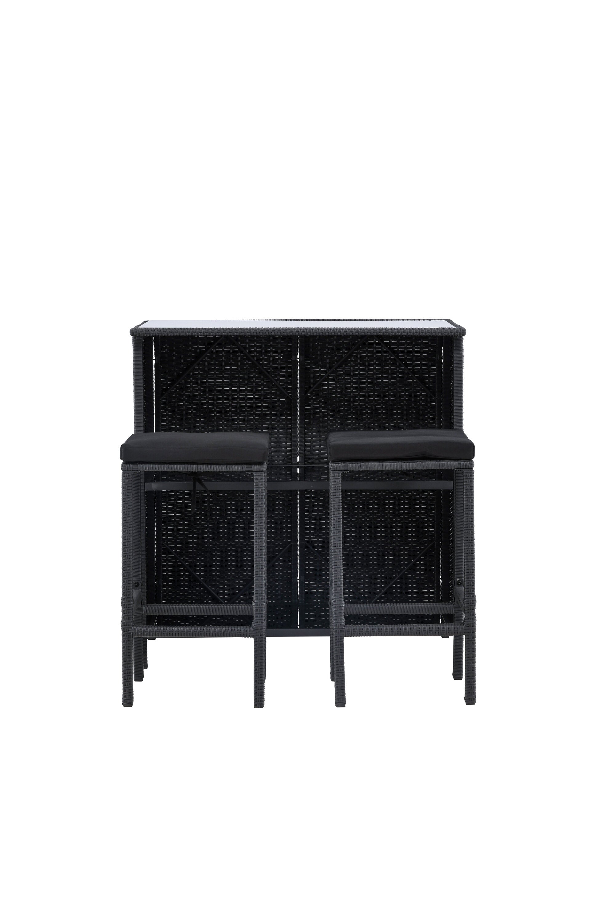 Knock Bar Set in Schwarz Schwarz präsentiert im Onlineshop von KAQTU Design AG. Loungeset ist von Venture Home