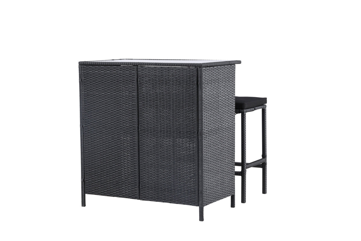 Knock Bar Set in Schwarz Schwarz präsentiert im Onlineshop von KAQTU Design AG. Loungeset ist von Venture Home