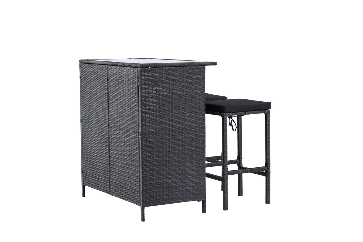 Knock Bar Set in Schwarz Schwarz präsentiert im Onlineshop von KAQTU Design AG. Loungeset ist von Venture Home