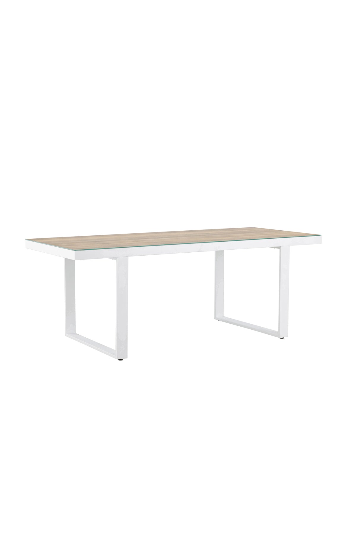 Merlo Gartentisch rechteckig in Weiss präsentiert im Onlineshop von KAQTU Design AG. Gartentisch ist von Venture Home