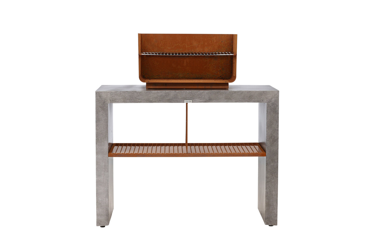 Velas Sectionals in Hellgrau präsentiert im Onlineshop von KAQTU Design AG. Feuerstelle ist von Venture Home