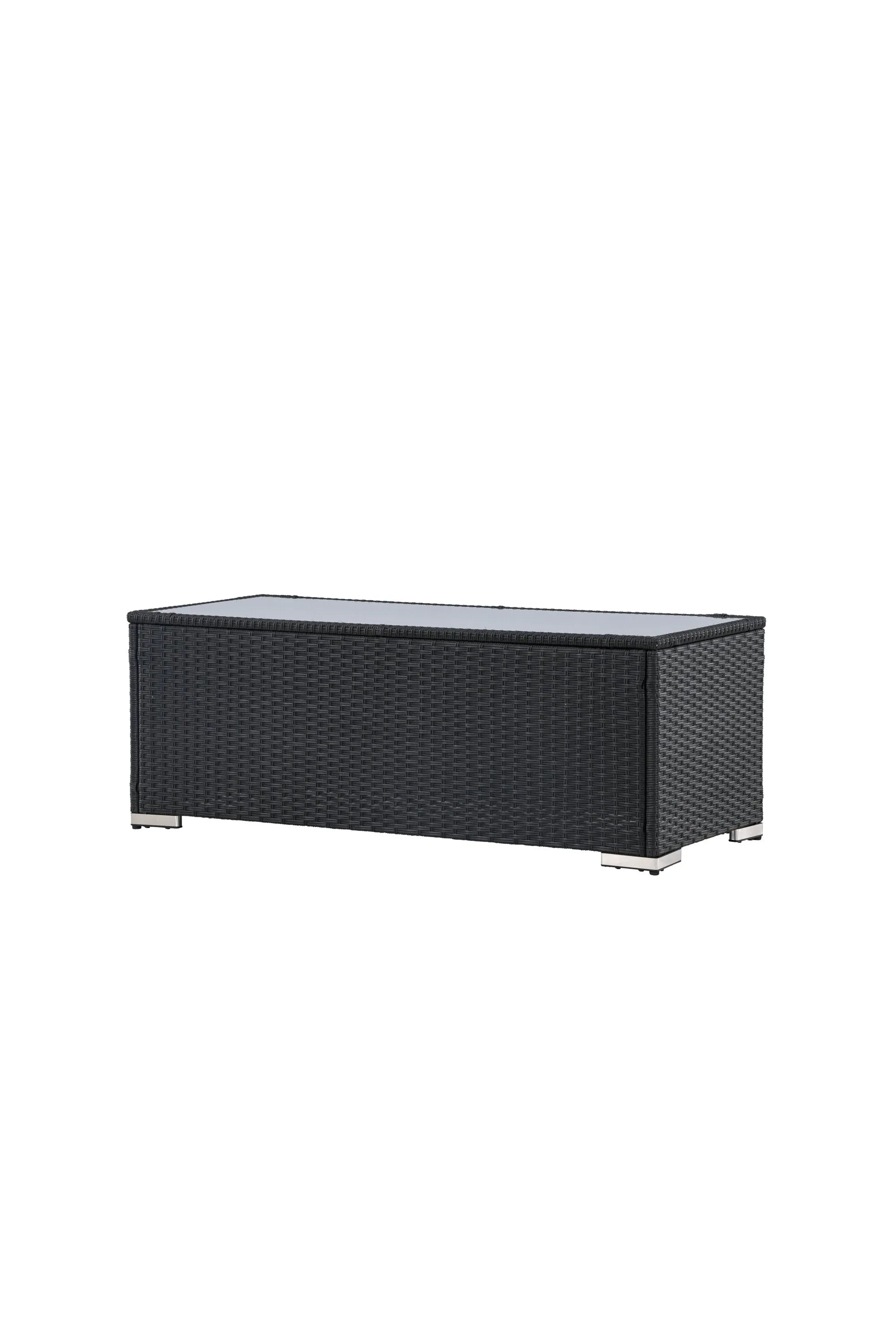 Stilvoller London Sofatisch von Venture Home mit Glasplatte.