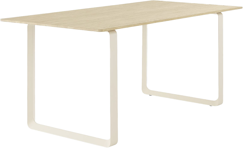70/70 Tisch in Eiche massiv / Sand präsentiert im Onlineshop von KAQTU Design AG. Esstisch ist von Muuto
