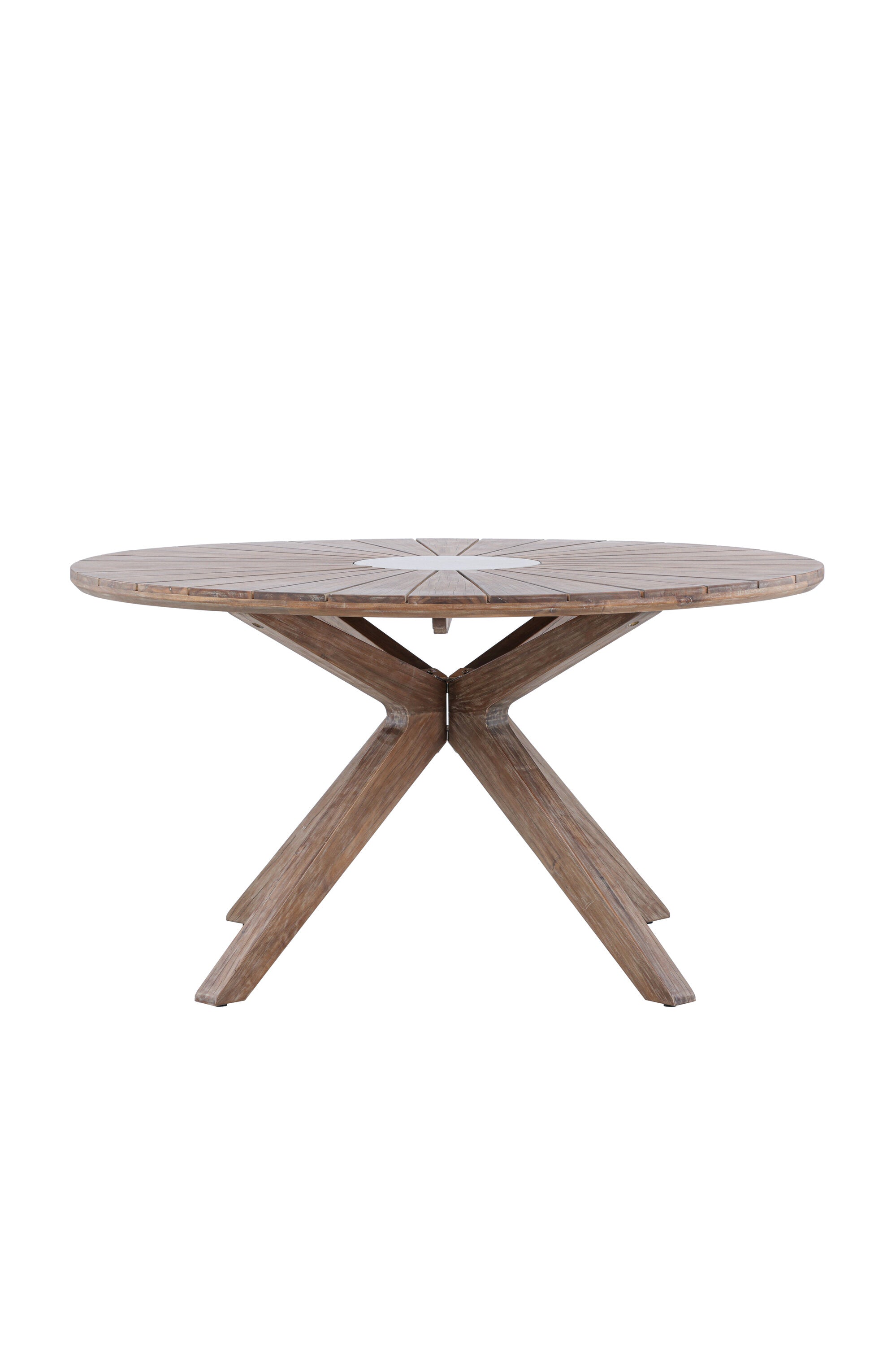 Rosario Gartentisch rund in Braun präsentiert im Onlineshop von KAQTU Design AG. Gartentisch ist von Venture Home