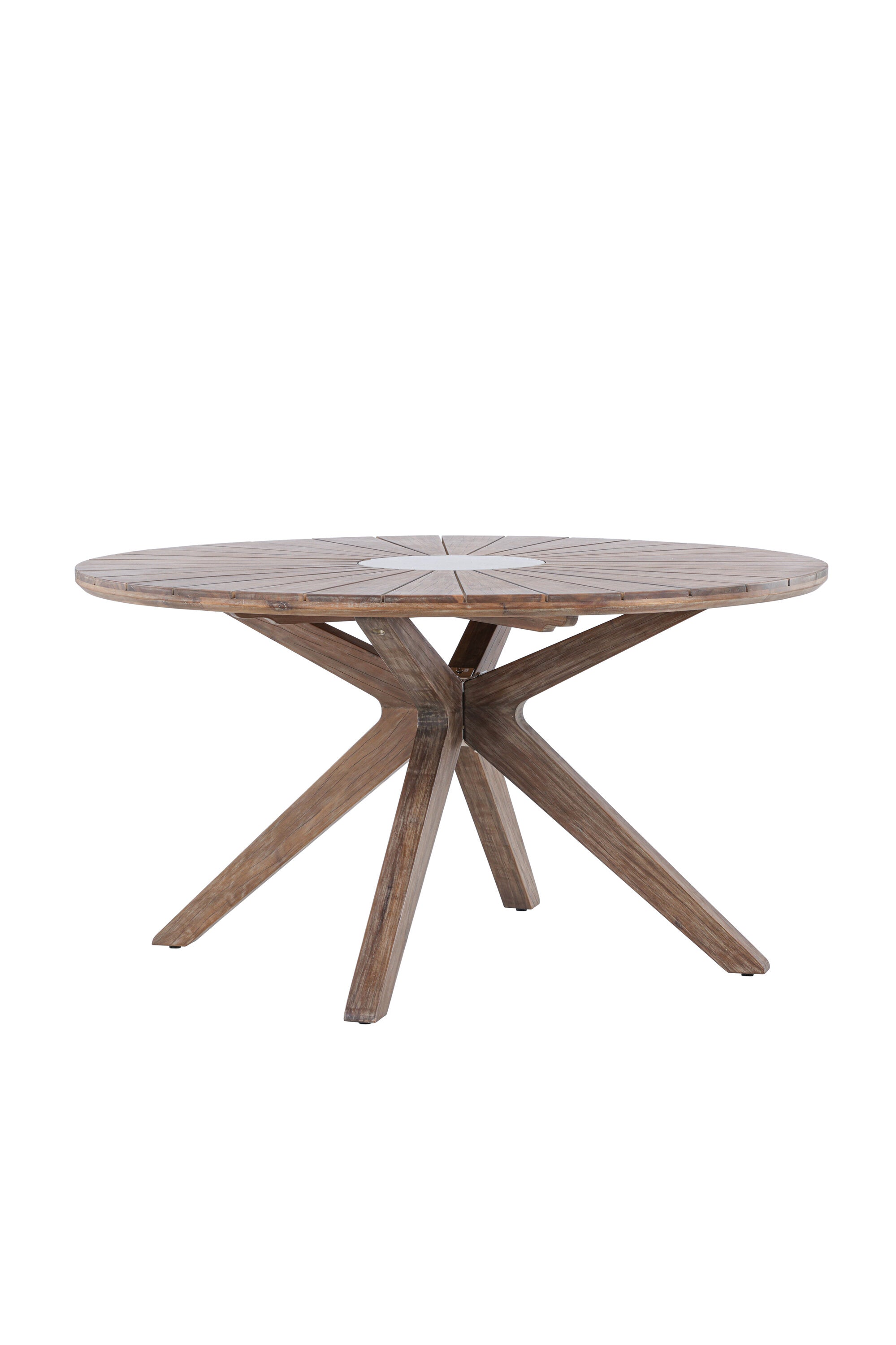 Rosario Gartentisch rund in Braun präsentiert im Onlineshop von KAQTU Design AG. Gartentisch ist von Venture Home