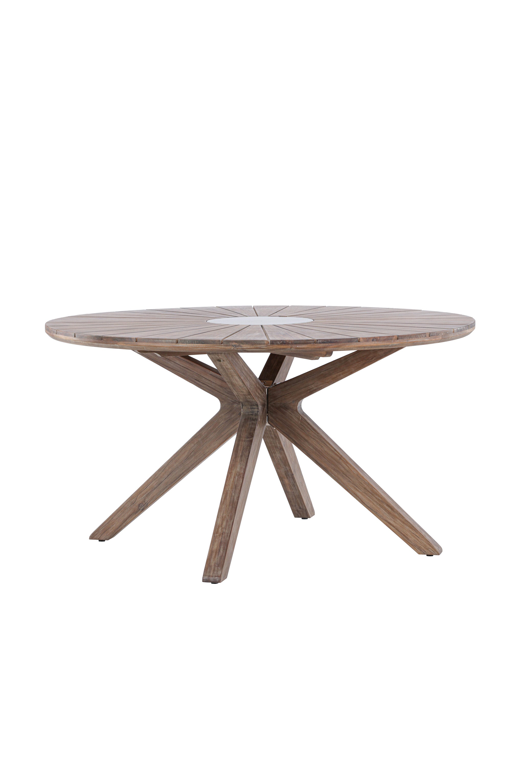 Rosario Gartentisch rund in Braun präsentiert im Onlineshop von KAQTU Design AG. Gartentisch ist von Venture Home