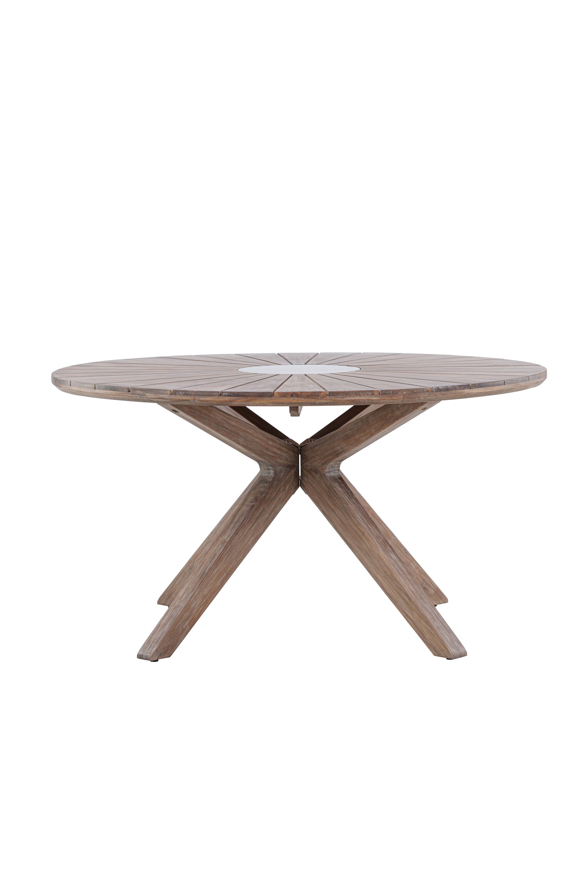 Rosario Gartentisch rund in Braun präsentiert im Onlineshop von KAQTU Design AG. Gartentisch ist von Venture Home