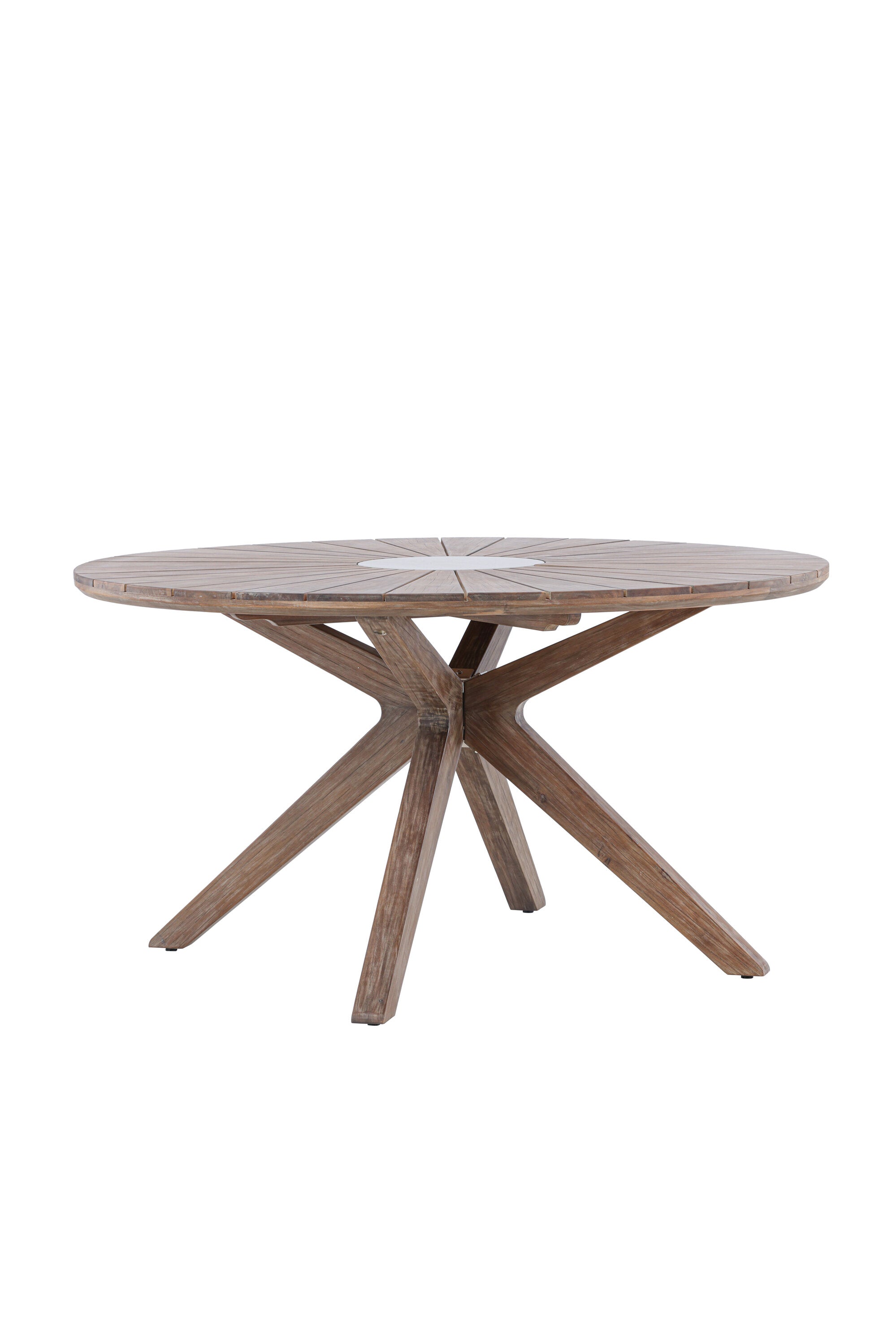 Rosario Gartentisch rund in Braun präsentiert im Onlineshop von KAQTU Design AG. Gartentisch ist von Venture Home