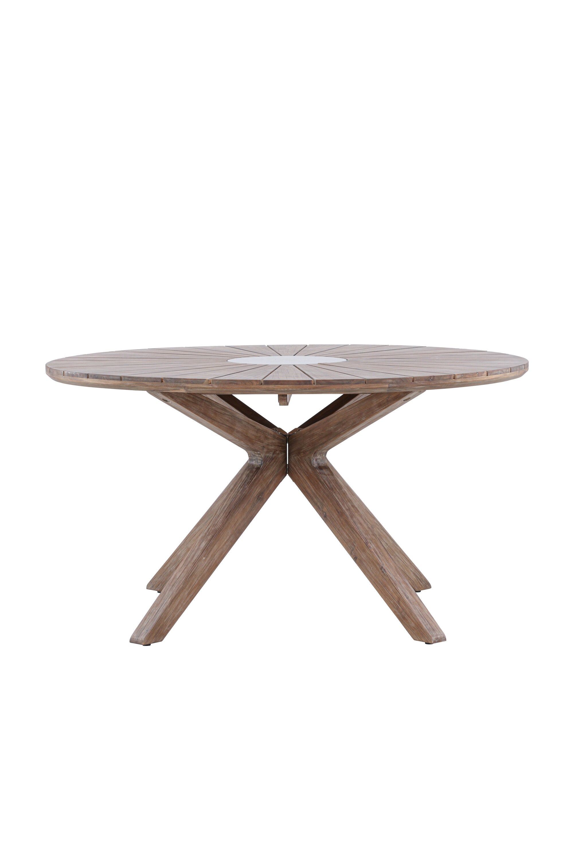 Rosario Gartentisch rund in Braun präsentiert im Onlineshop von KAQTU Design AG. Gartentisch ist von Venture Home