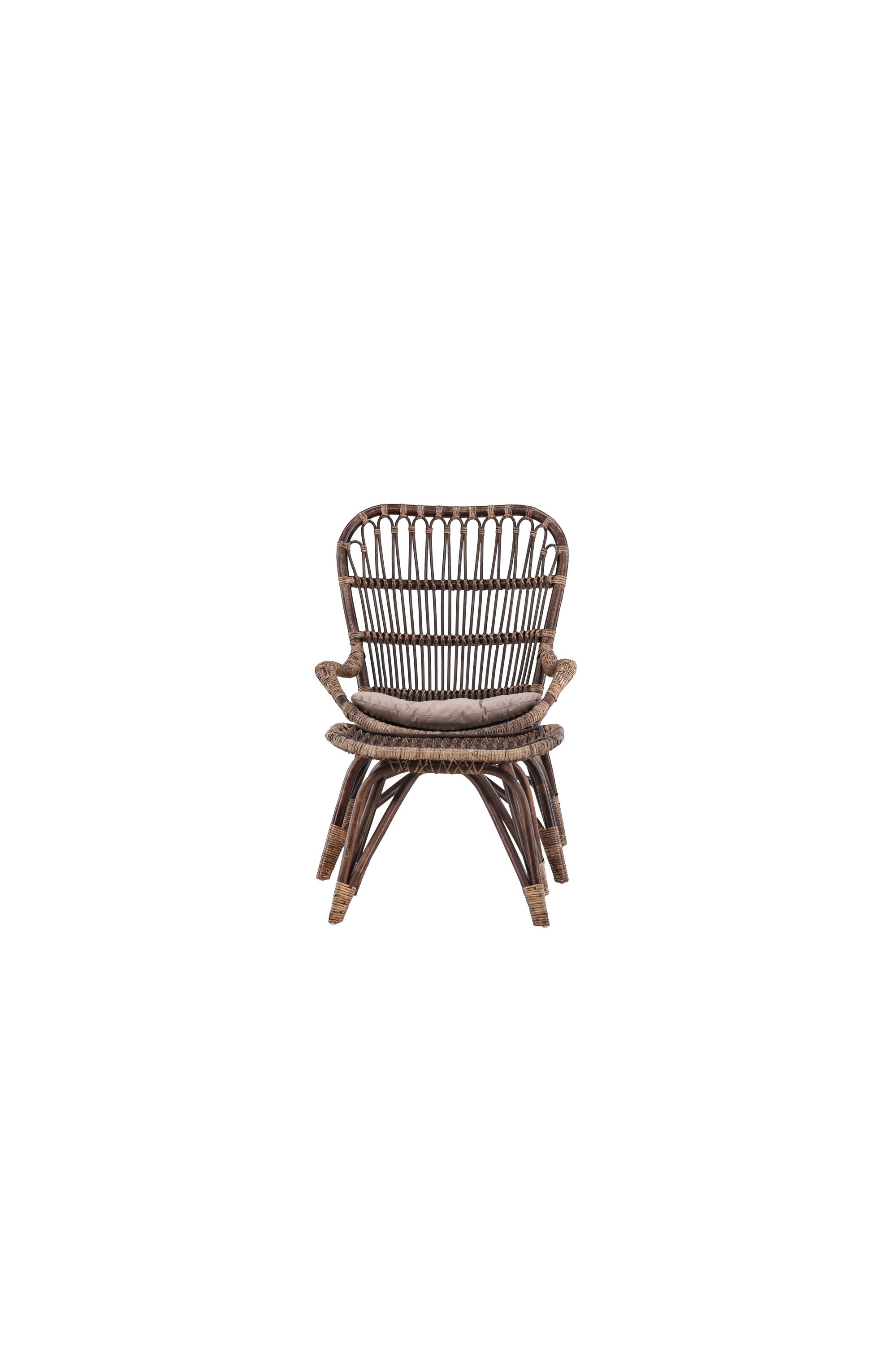 Ella Lounge Stuhl in Dark Walnut präsentiert im Onlineshop von KAQTU Design AG. Outdoor-Sessel ist von Venture Home