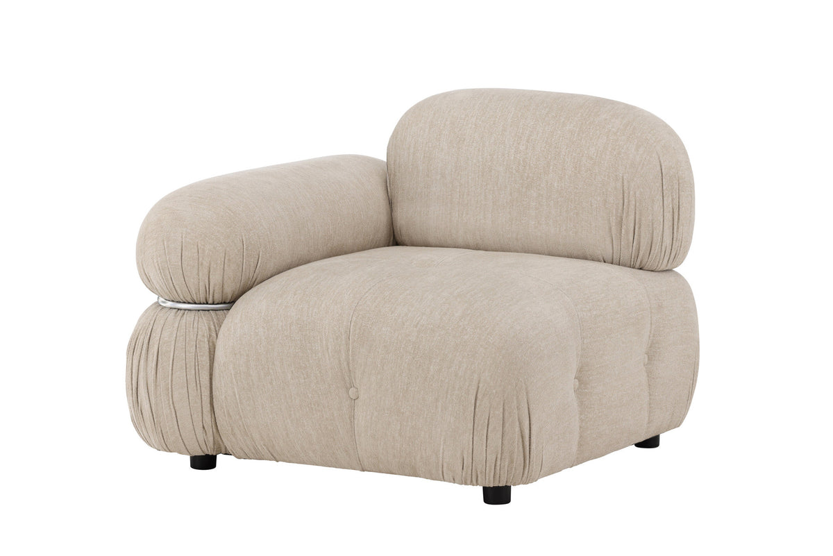 Mika Sofa-Modul in Beige präsentiert im Onlineshop von KAQTU Design AG. Modulares Sofa ist von Venture Home