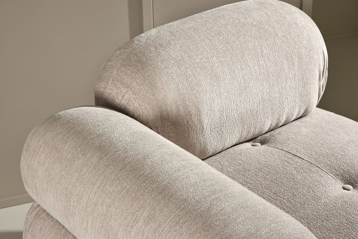 Mika Sofa-Modul in Beige präsentiert im Onlineshop von KAQTU Design AG. Modulares Sofa ist von Venture Home
