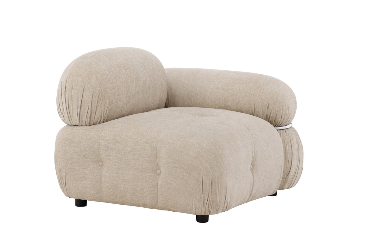 Mika Sofa-Modul in Beige präsentiert im Onlineshop von KAQTU Design AG. Modulares Sofa ist von Venture Home