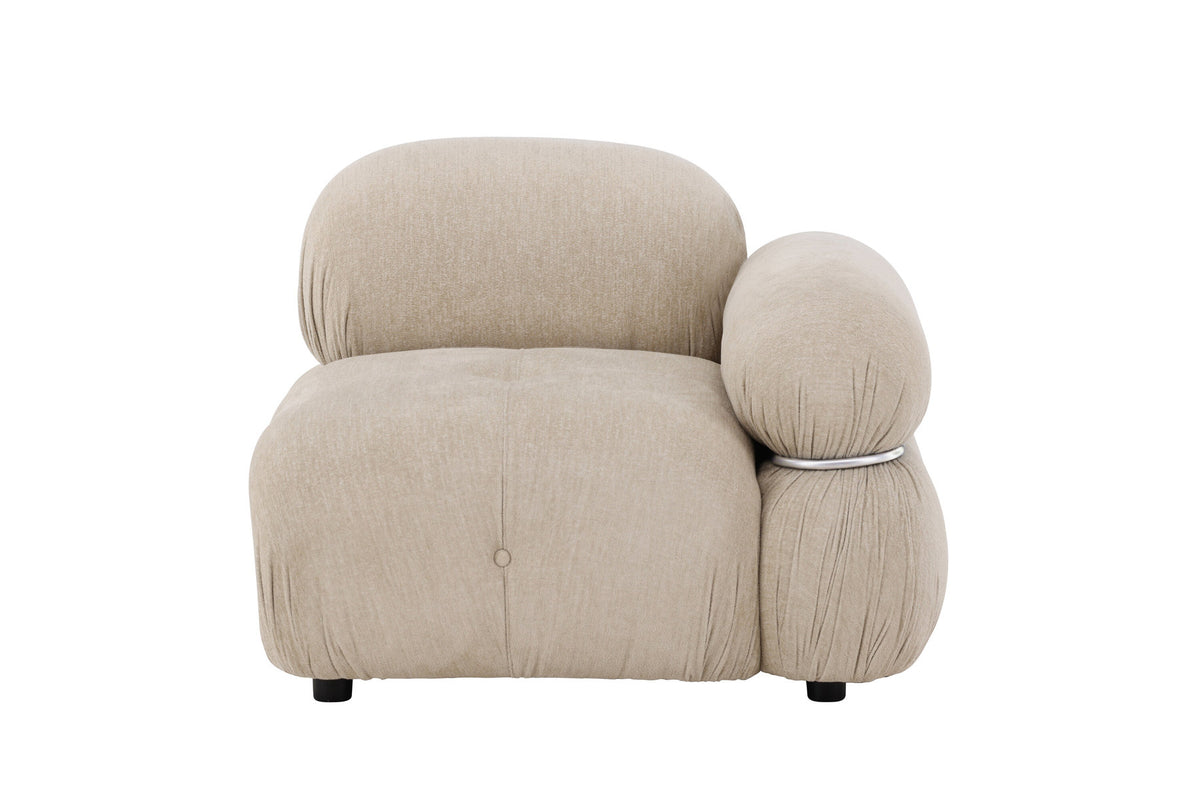 Mika Sofa-Modul in Beige präsentiert im Onlineshop von KAQTU Design AG. Modulares Sofa ist von Venture Home