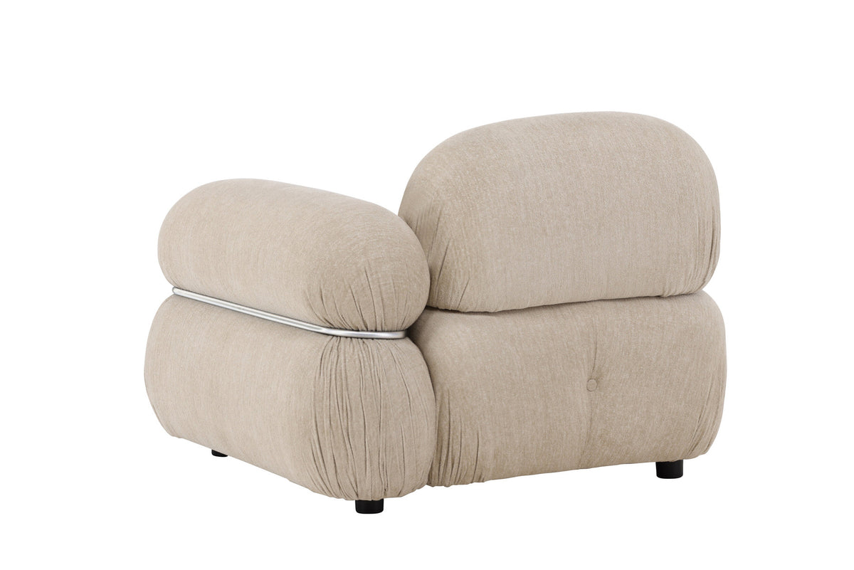 Mika Sofa-Modul in Beige präsentiert im Onlineshop von KAQTU Design AG. Modulares Sofa ist von Venture Home