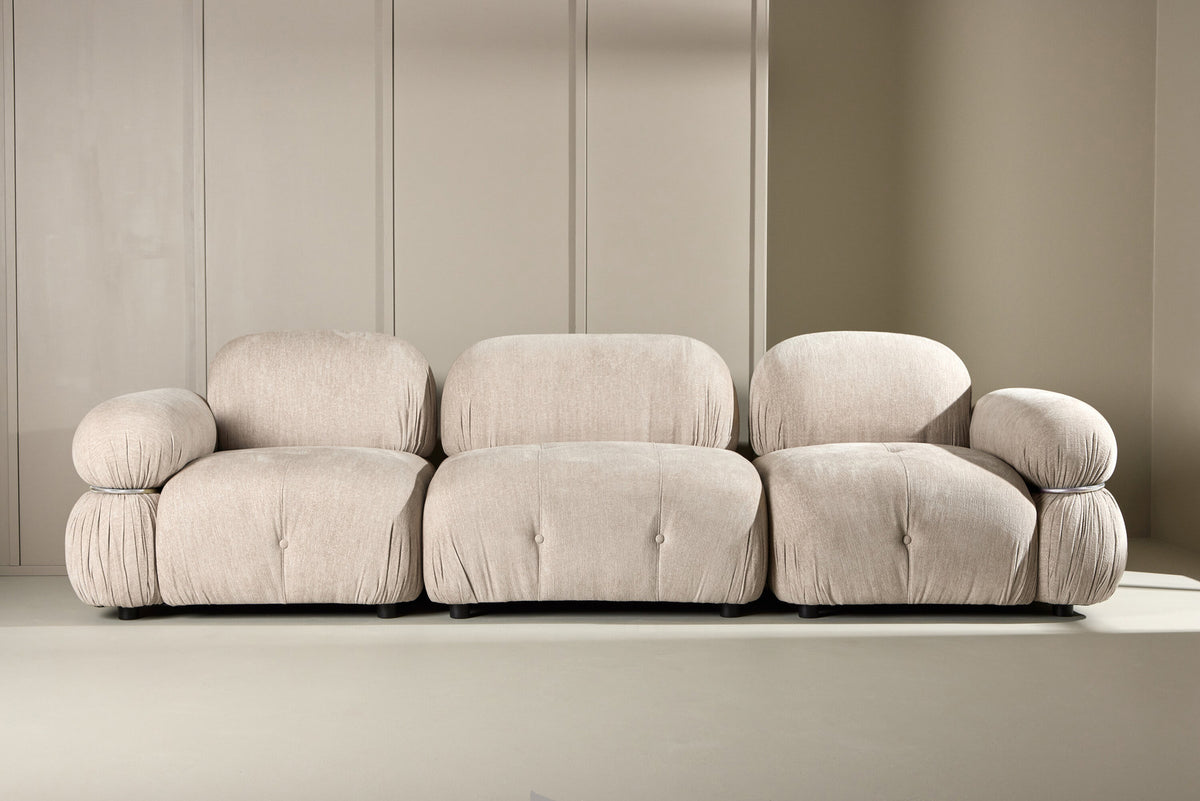 Mika Sofa-Modul in Beige präsentiert im Onlineshop von KAQTU Design AG. Modulares Sofa ist von Venture Home