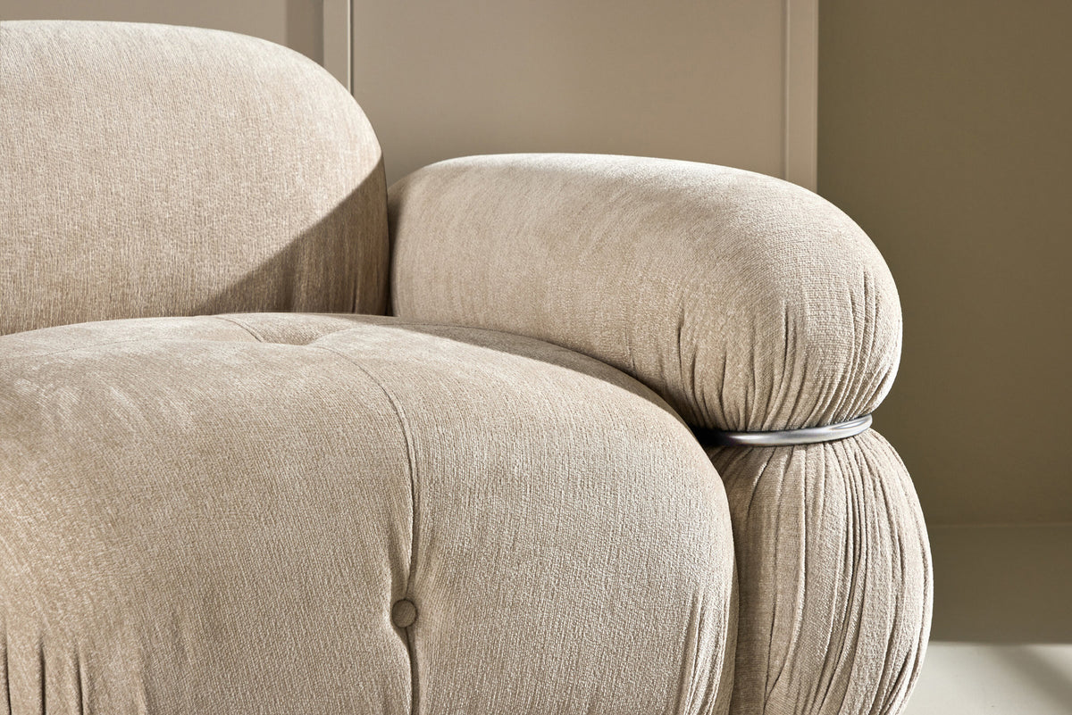 Mika Sofa-Modul in Beige präsentiert im Onlineshop von KAQTU Design AG. Modulares Sofa ist von Venture Home