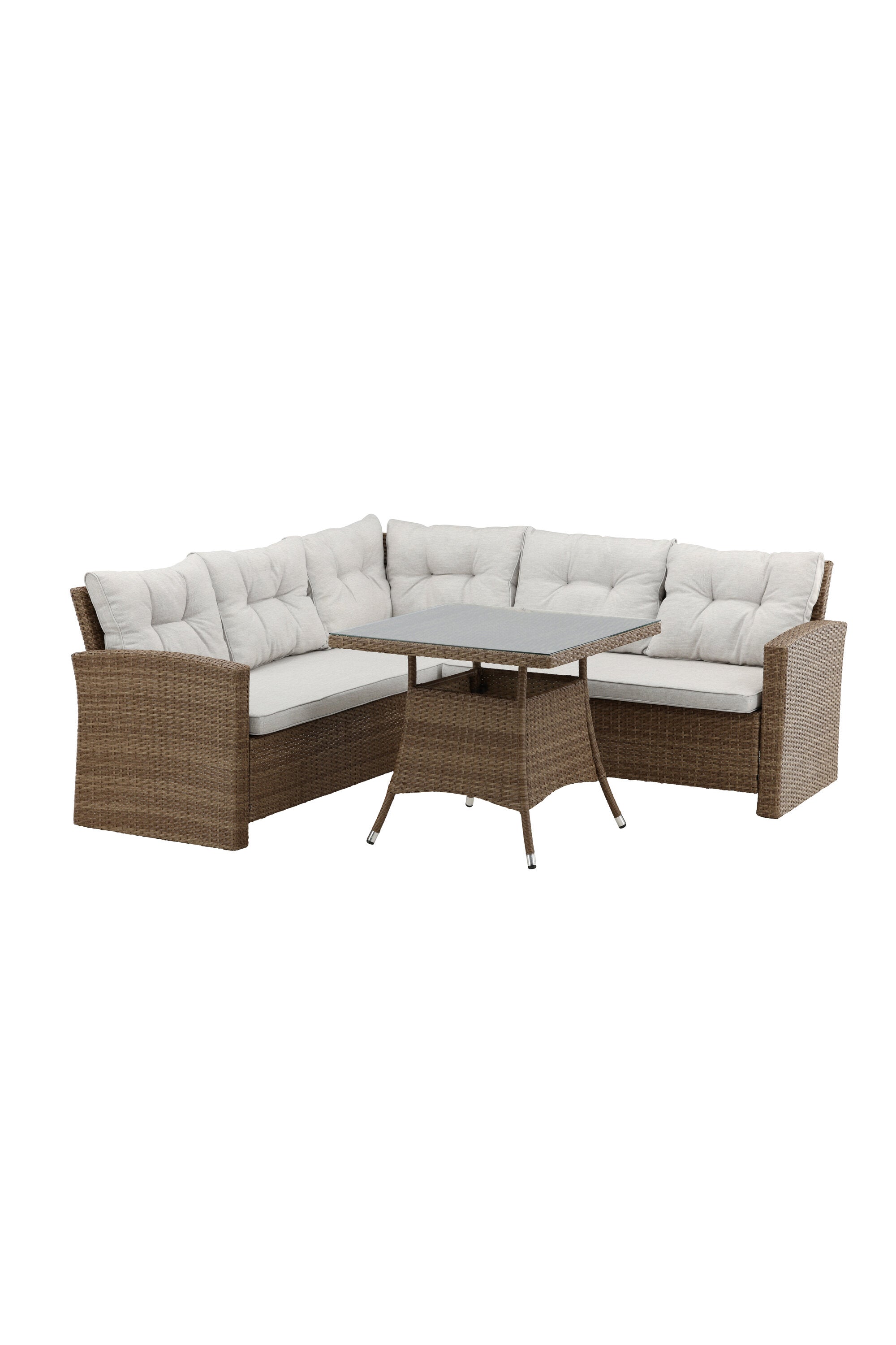 Watford Ecksofa Outdoorset 80cm in Natur präsentiert im Onlineshop von KAQTU Design AG. Loungeset ist von Venture Home