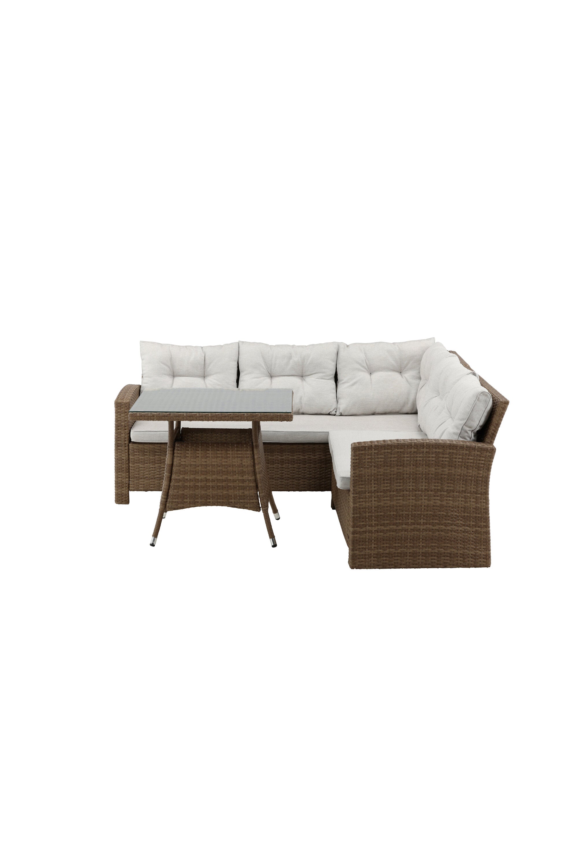 Watford Ecksofa Outdoorset 80cm in Natur präsentiert im Onlineshop von KAQTU Design AG. Loungeset ist von Venture Home