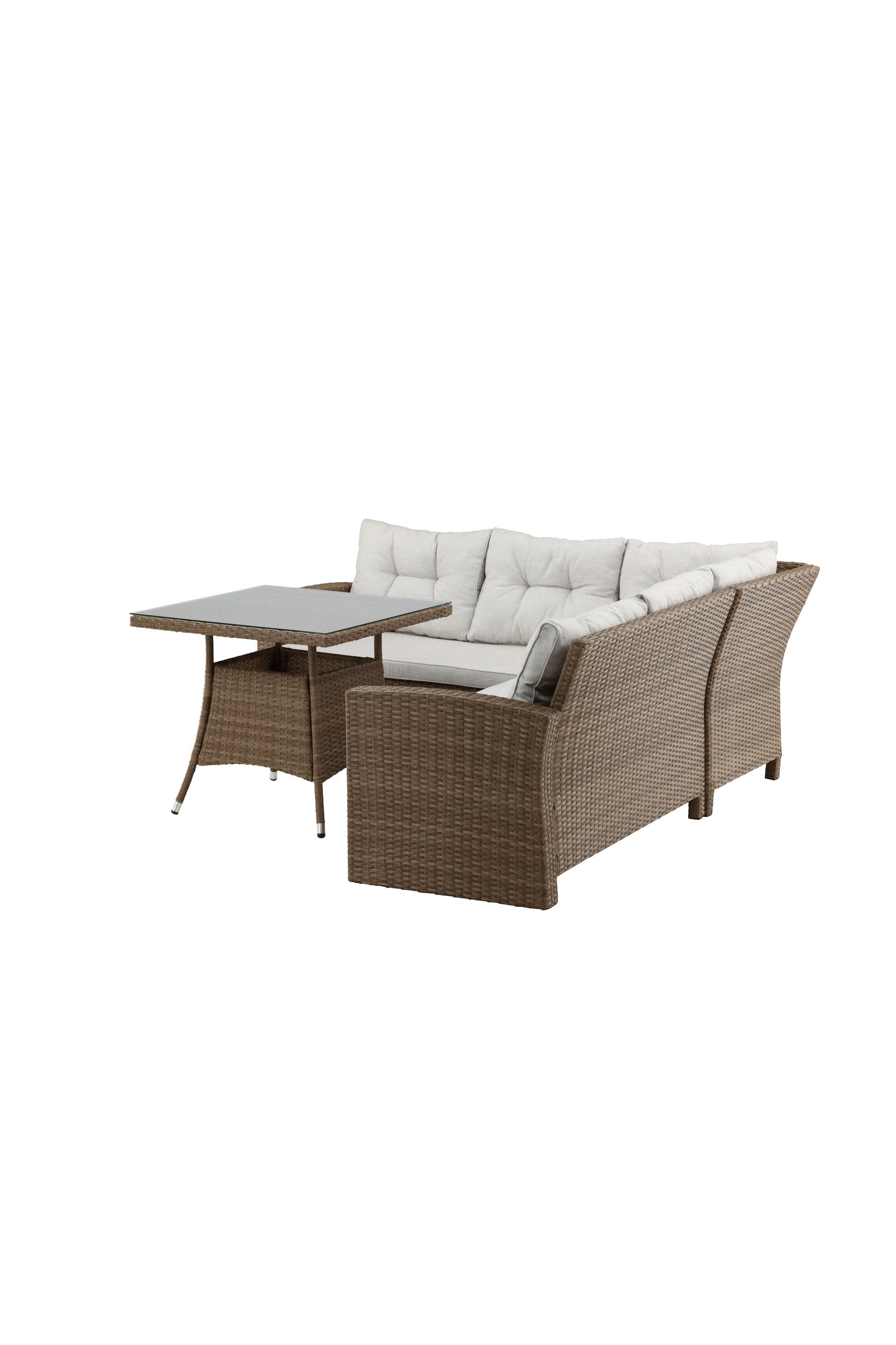 Watford Ecksofa Outdoorset 80cm in Natur präsentiert im Onlineshop von KAQTU Design AG. Loungeset ist von Venture Home