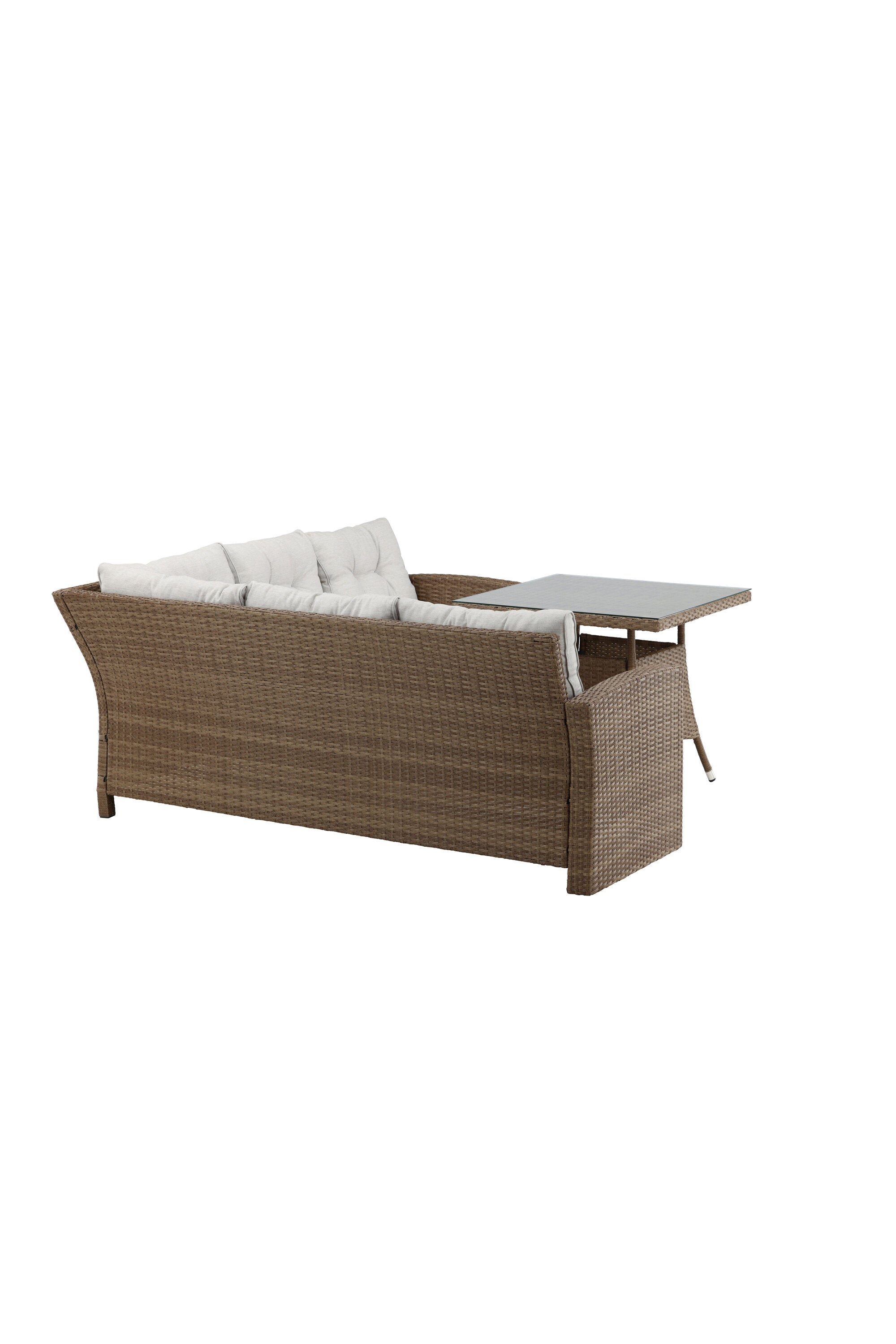 Watford Ecksofa Outdoorset 80cm in Natur präsentiert im Onlineshop von KAQTU Design AG. Loungeset ist von Venture Home