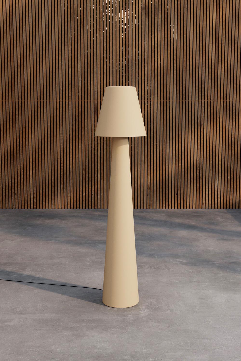Stehlampe Stratford in Beige präsentiert im Onlineshop von KAQTU Design AG. Stehleuchte ist von Venture Home