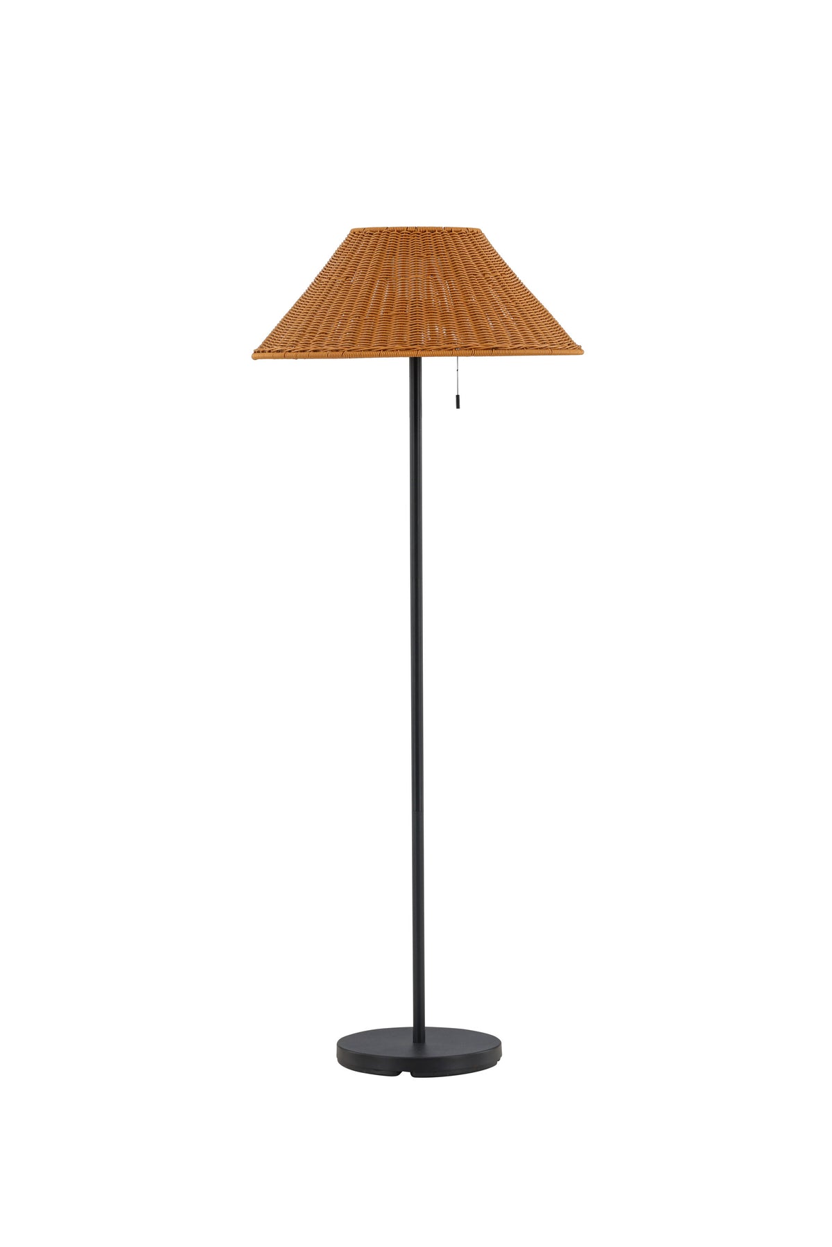 Mabis Stehleuchte in Schwarz/ Natur präsentiert im Onlineshop von KAQTU Design AG. Stehleuchte ist von Venture Home