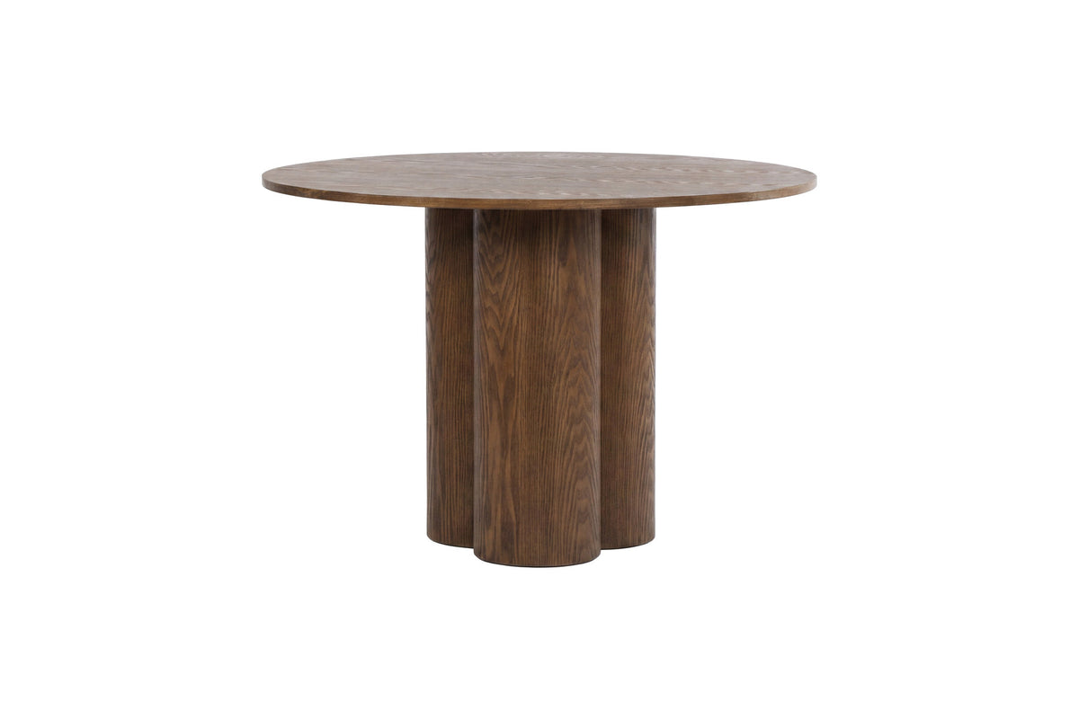 Olivia runder Esstisch in Mokka präsentiert im Onlineshop von KAQTU Design AG. Esstisch ist von Venture Home