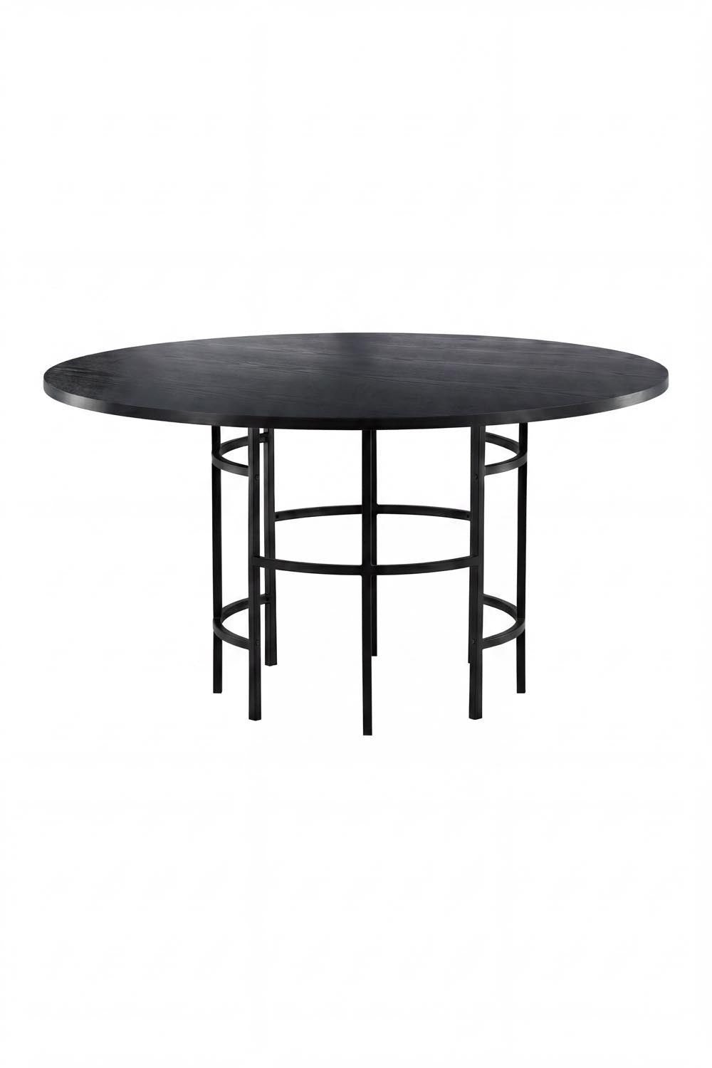 Copenhagen Round Esstisch in Schwarz präsentiert im Onlineshop von KAQTU Design AG. Gartentisch ist von Venture Home