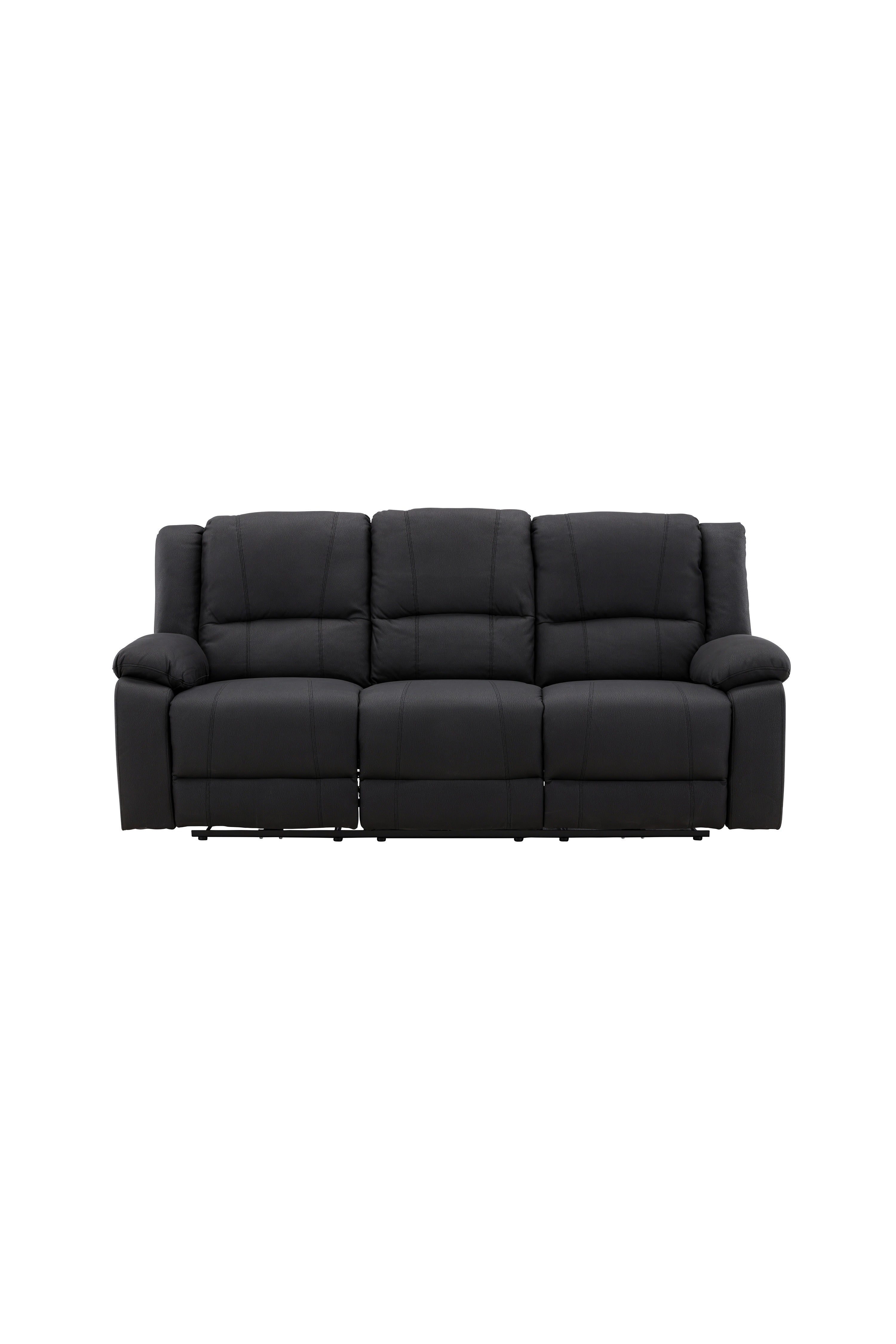 Singapore Relaxsessel Sofa in Schwarz präsentiert im Onlineshop von KAQTU Design AG. 3er Sofa ist von Venture Home