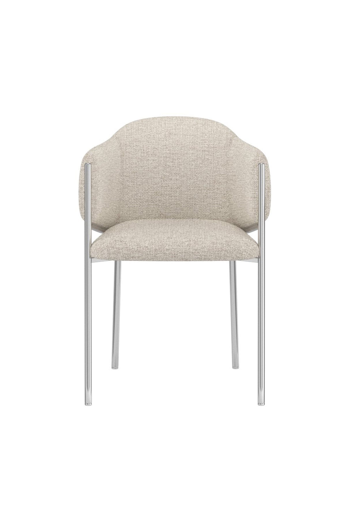Evelina Esszimmerstuhl in Weiss präsentiert im Onlineshop von KAQTU Design AG. Stuhl mit Armlehne ist von Venture Home