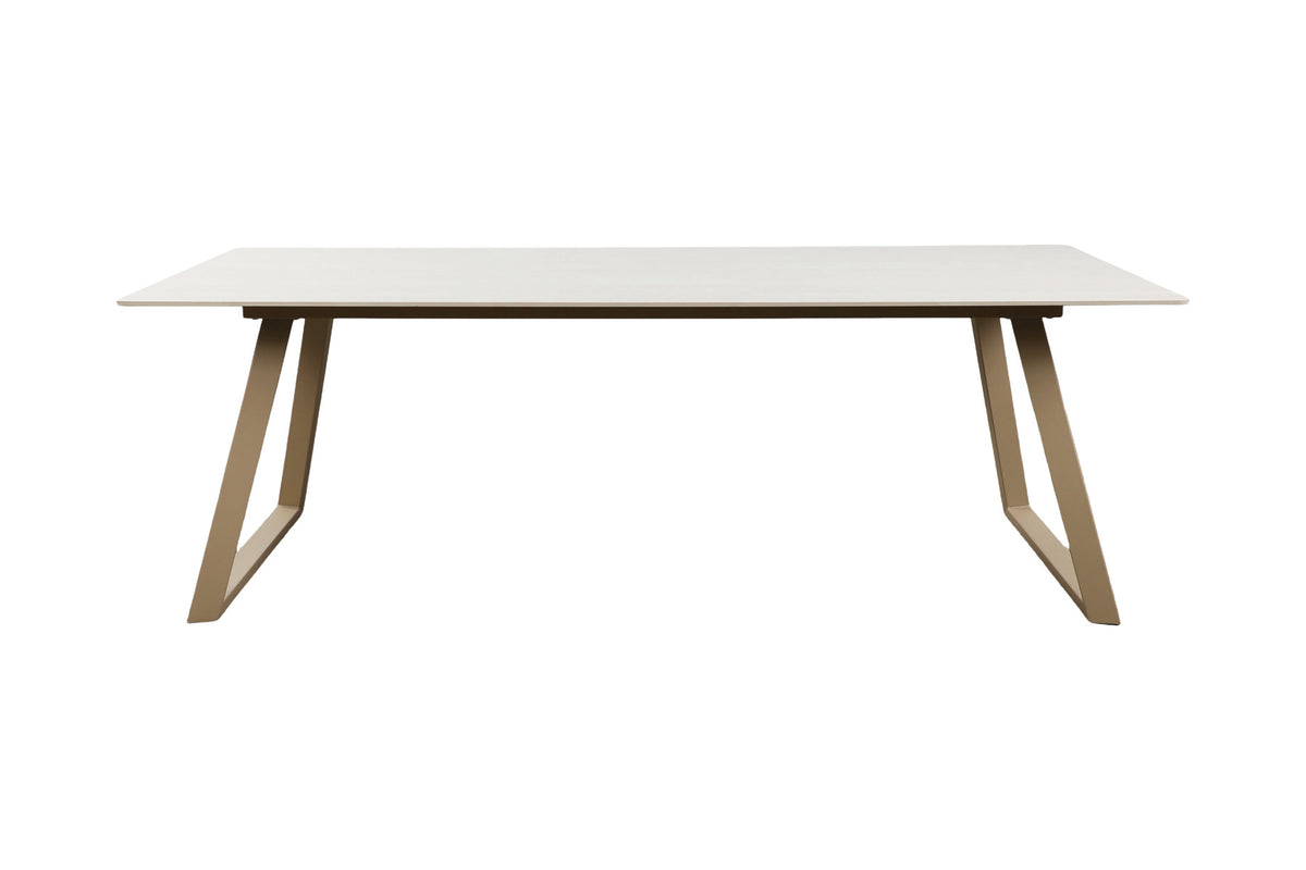 Estelle Rechteckiger Esstisch in Beige präsentiert im Onlineshop von KAQTU Design AG. Esstisch ist von Venture Home