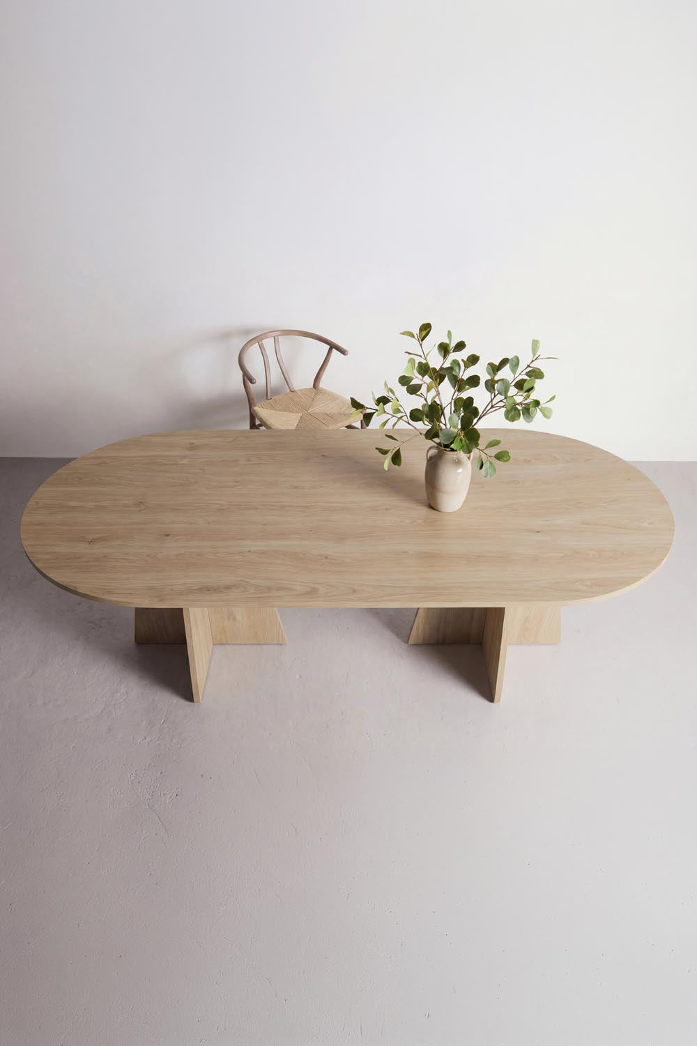 Bootcut Oval Esstisch in Natur präsentiert im Onlineshop von KAQTU Design AG. Esstisch ist von Venture Home