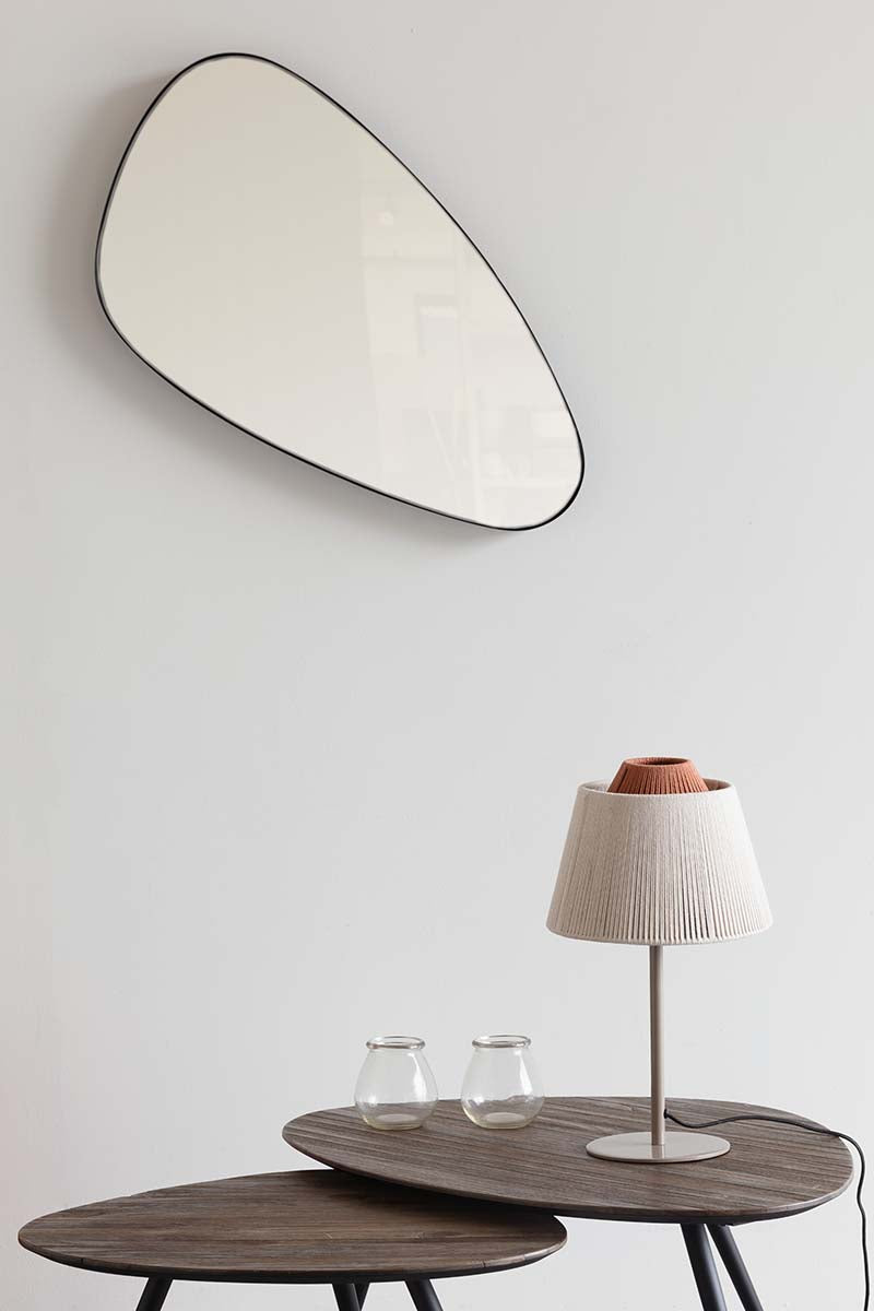 Spiegel Juna in Silber präsentiert im Onlineshop von KAQTU Design AG. Spiegel ist von White Label Living