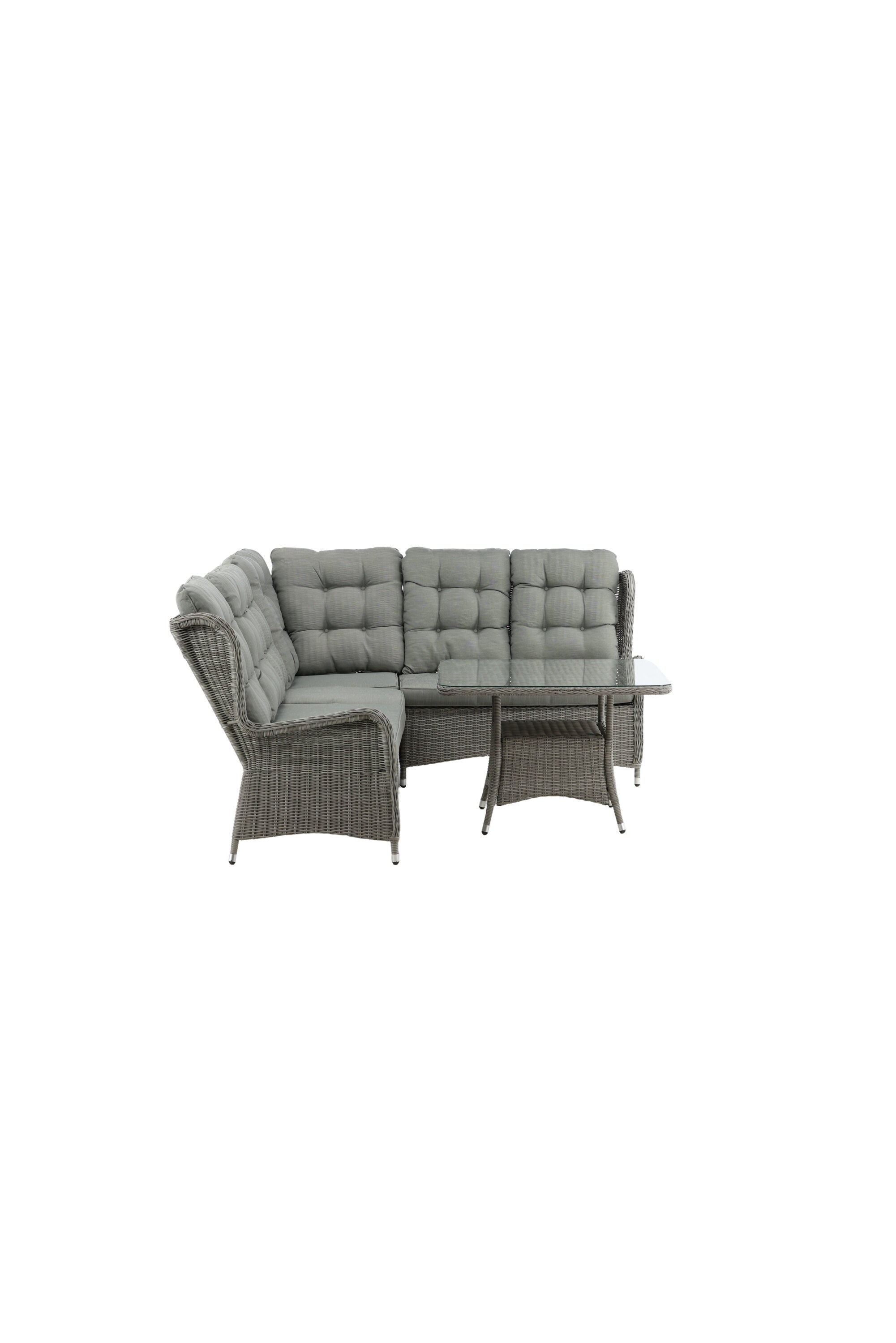 Washington Ecksofa Outdoorset 100cm in Grau präsentiert im Onlineshop von KAQTU Design AG. Loungeset ist von Venture Home