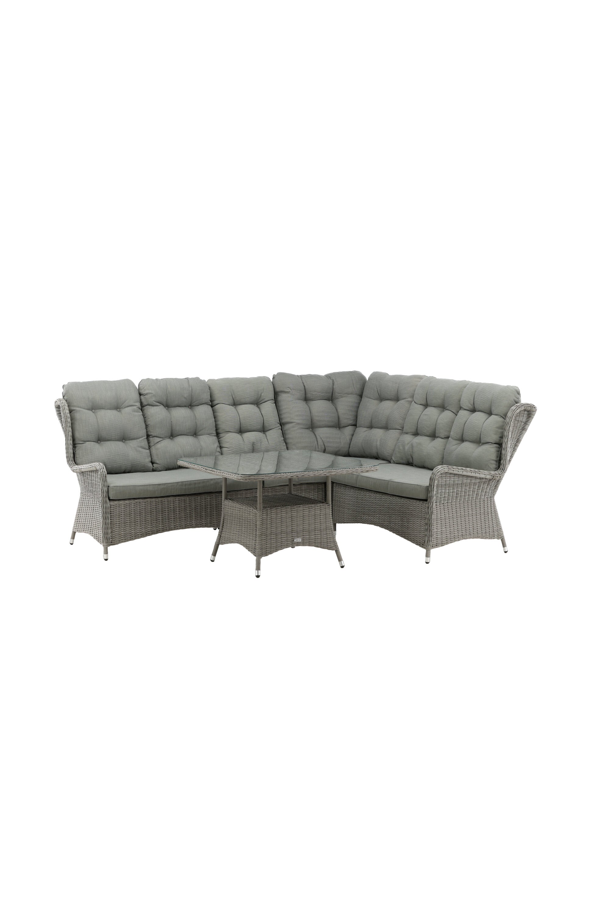 Washington Ecksofa Outdoorset 100cm in Grau präsentiert im Onlineshop von KAQTU Design AG. Loungeset ist von Venture Home