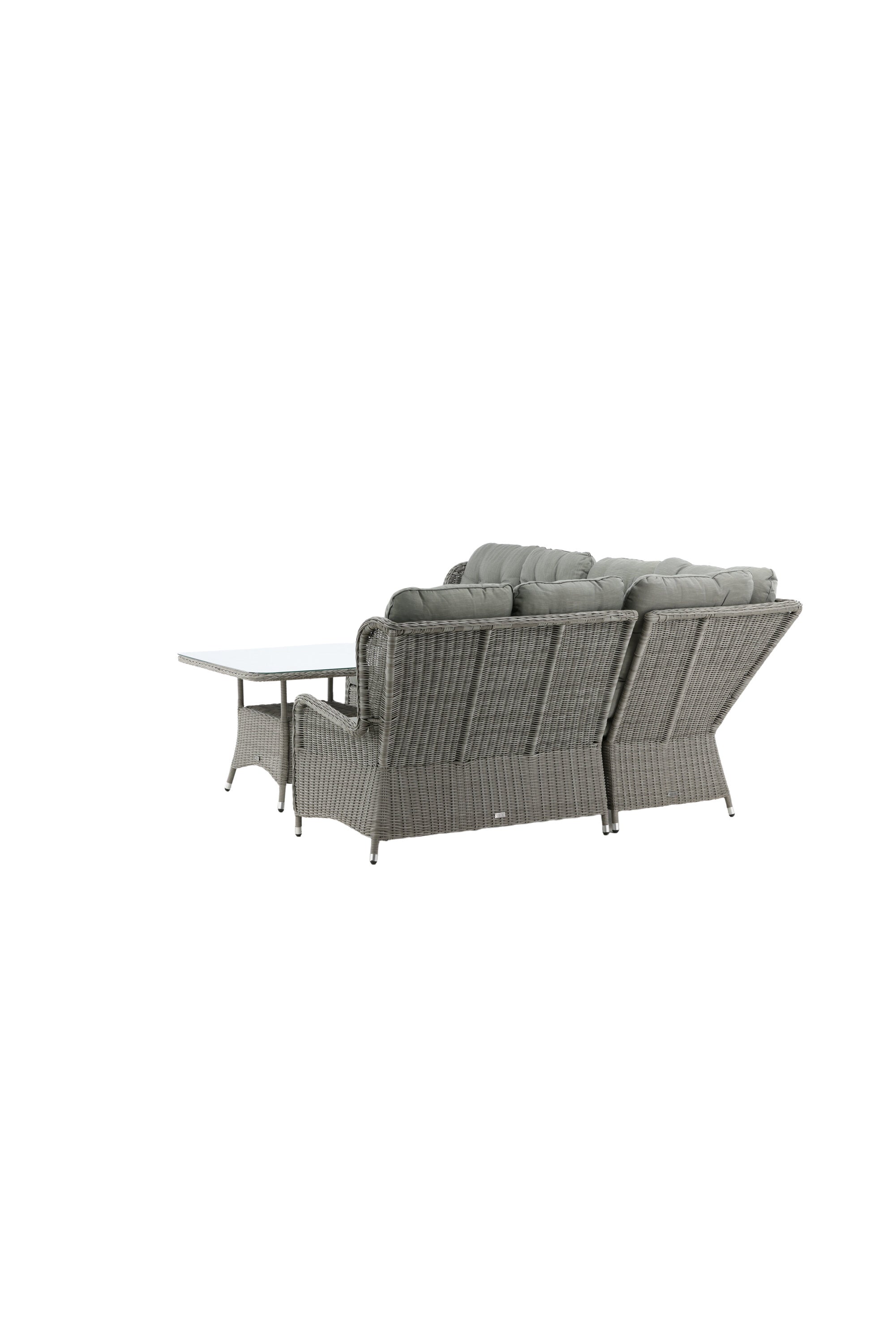 Washington Ecksofa Outdoorset 100cm in Grau präsentiert im Onlineshop von KAQTU Design AG. Loungeset ist von Venture Home
