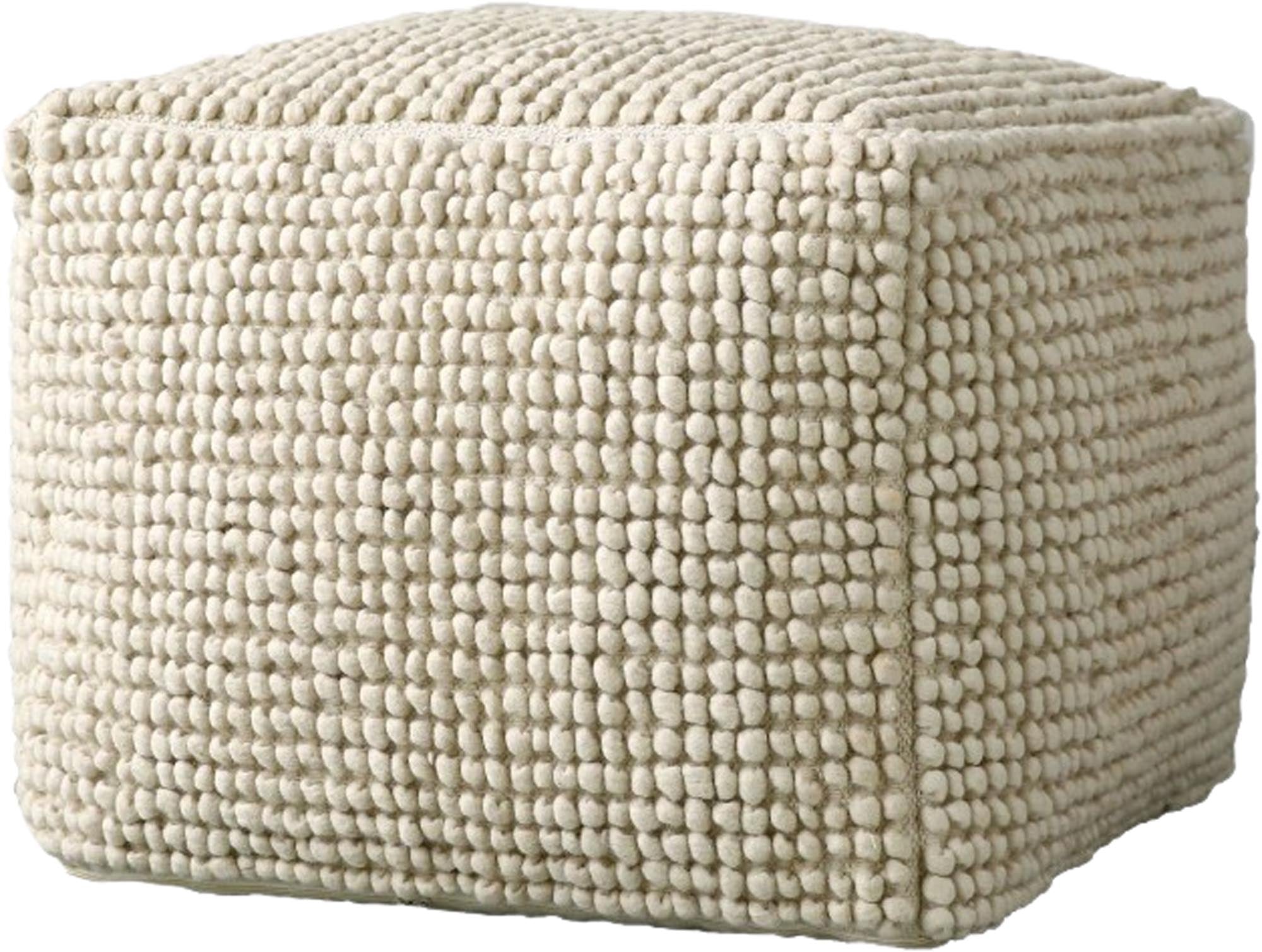 Suna Pouf, nature, laine