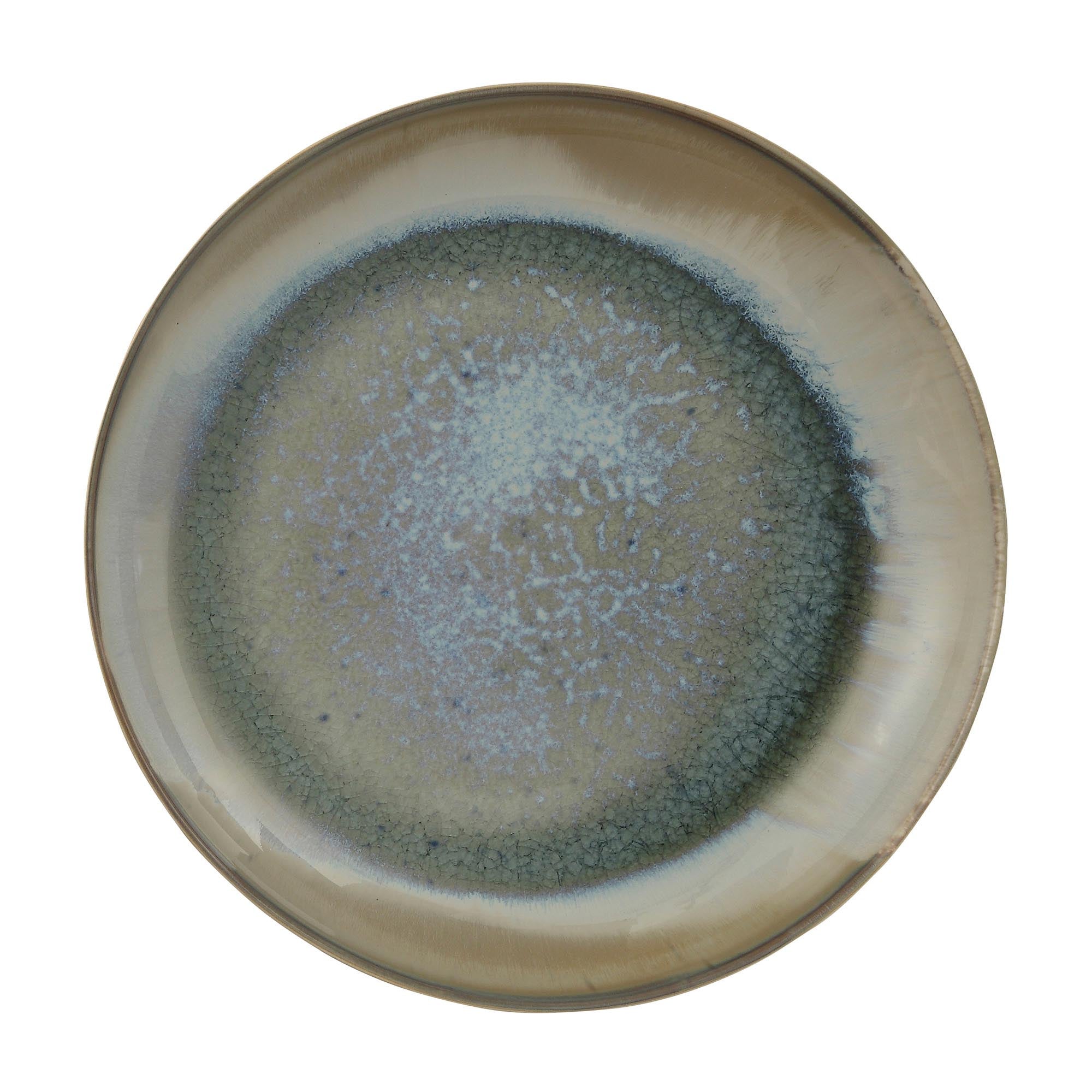Heather Servierplatte, Grün, Steingut in Green präsentiert im Onlineshop von KAQTU Design AG. Platte ist von Creative Collection