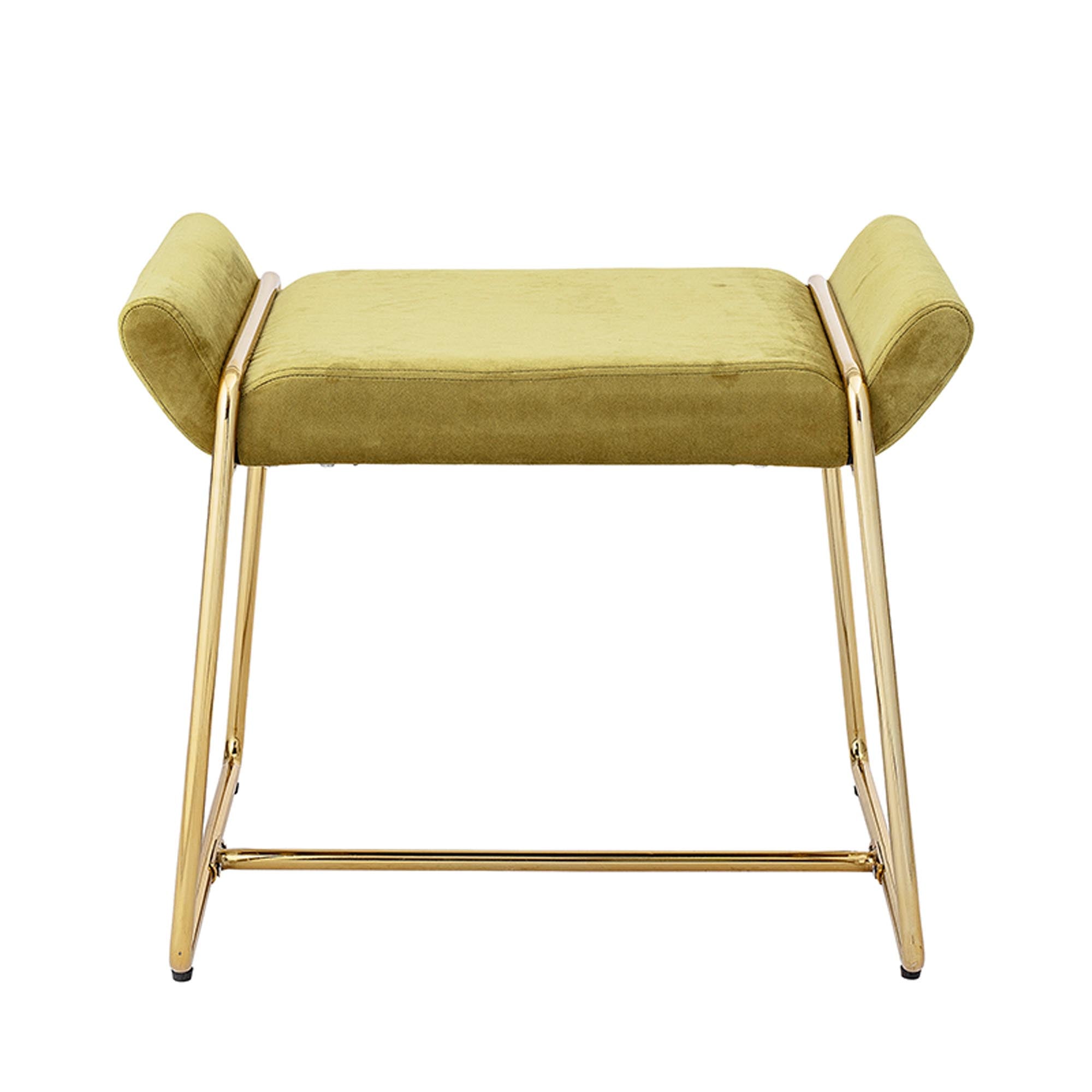 Megan stool, yellow, polyester