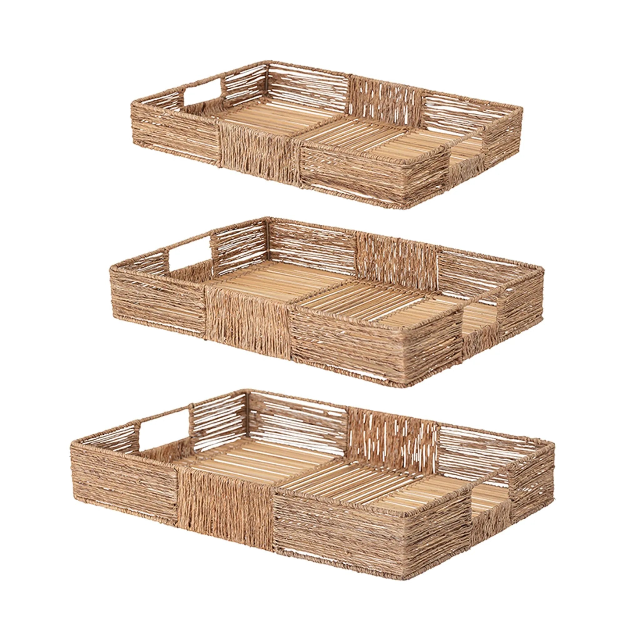 Lecia Tray: Stilvolles Jute-Tablett von Bloomingville für Ihr Heim.
