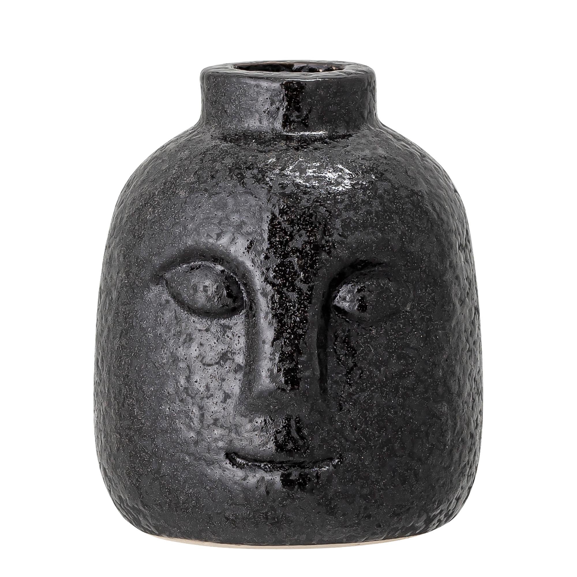 Eliot Kerzenständer, Schwarz, Steingut in Black präsentiert im Onlineshop von KAQTU Design AG. Kerzenständer ist von Bloomingville