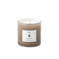 NO. 4 - Candela profumata alla verbena di limone, naturale, cera naturale