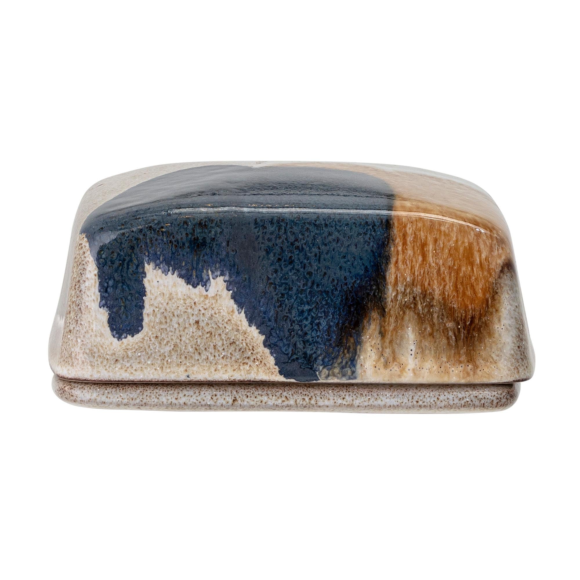 Jules Butterdose, Grau, Steingut in Grey präsentiert im Onlineshop von KAQTU Design AG. Aufbewahrungsdose ist von Bloomingville