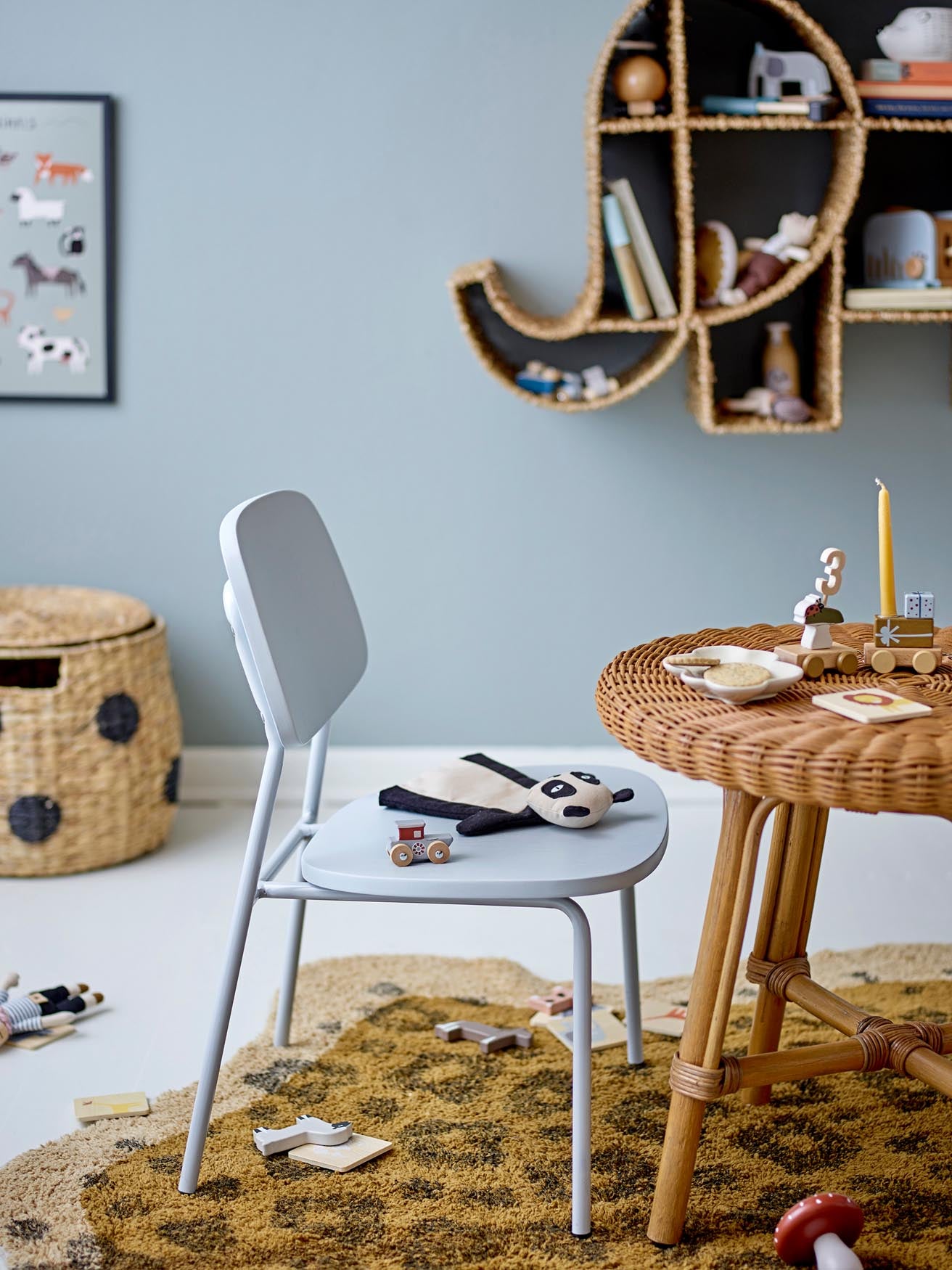Gugga chair, gray, plywood