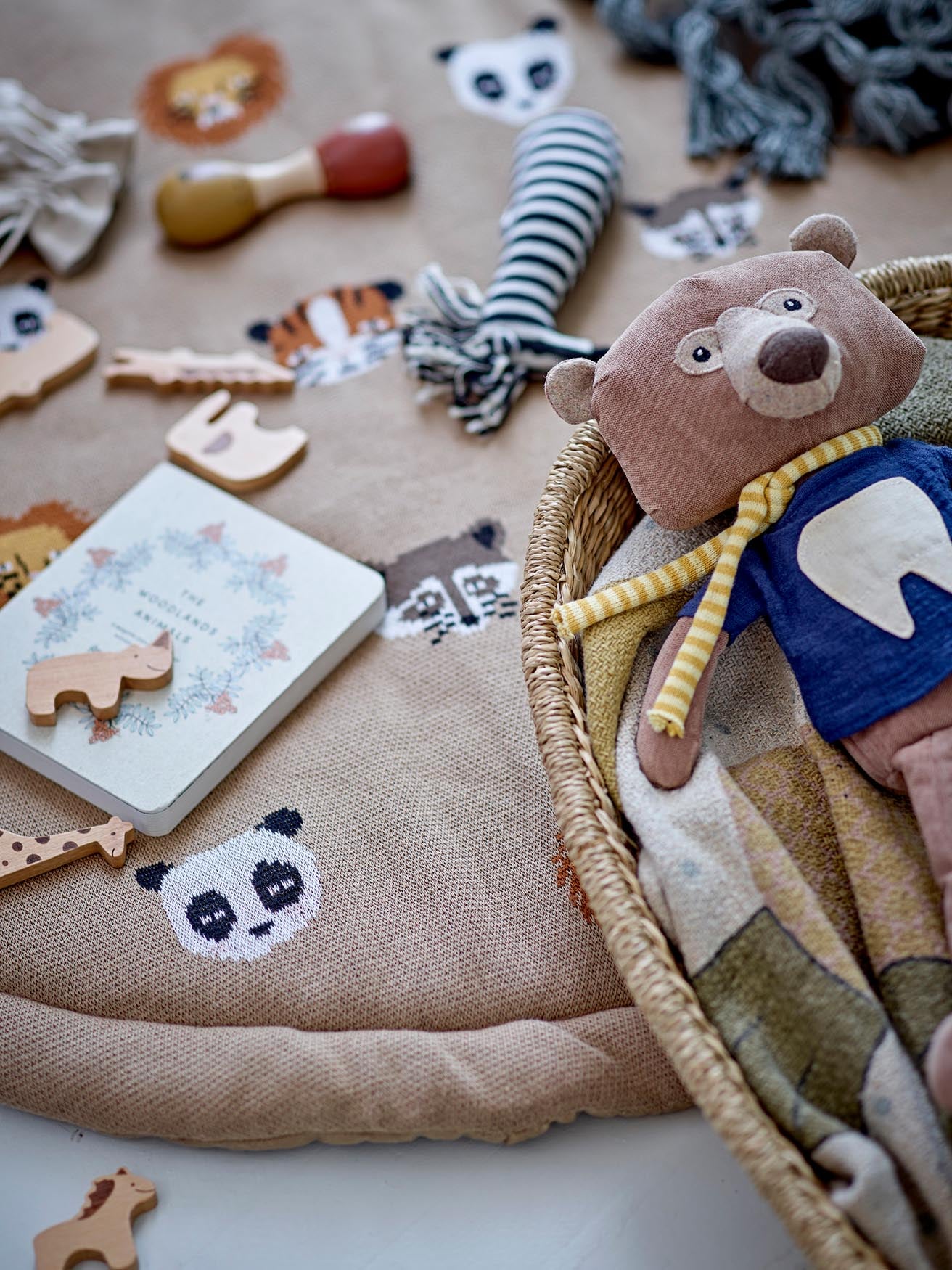 Miko Play Mat, <tc>Braun</tc>, cotton OEKO-TEX®
