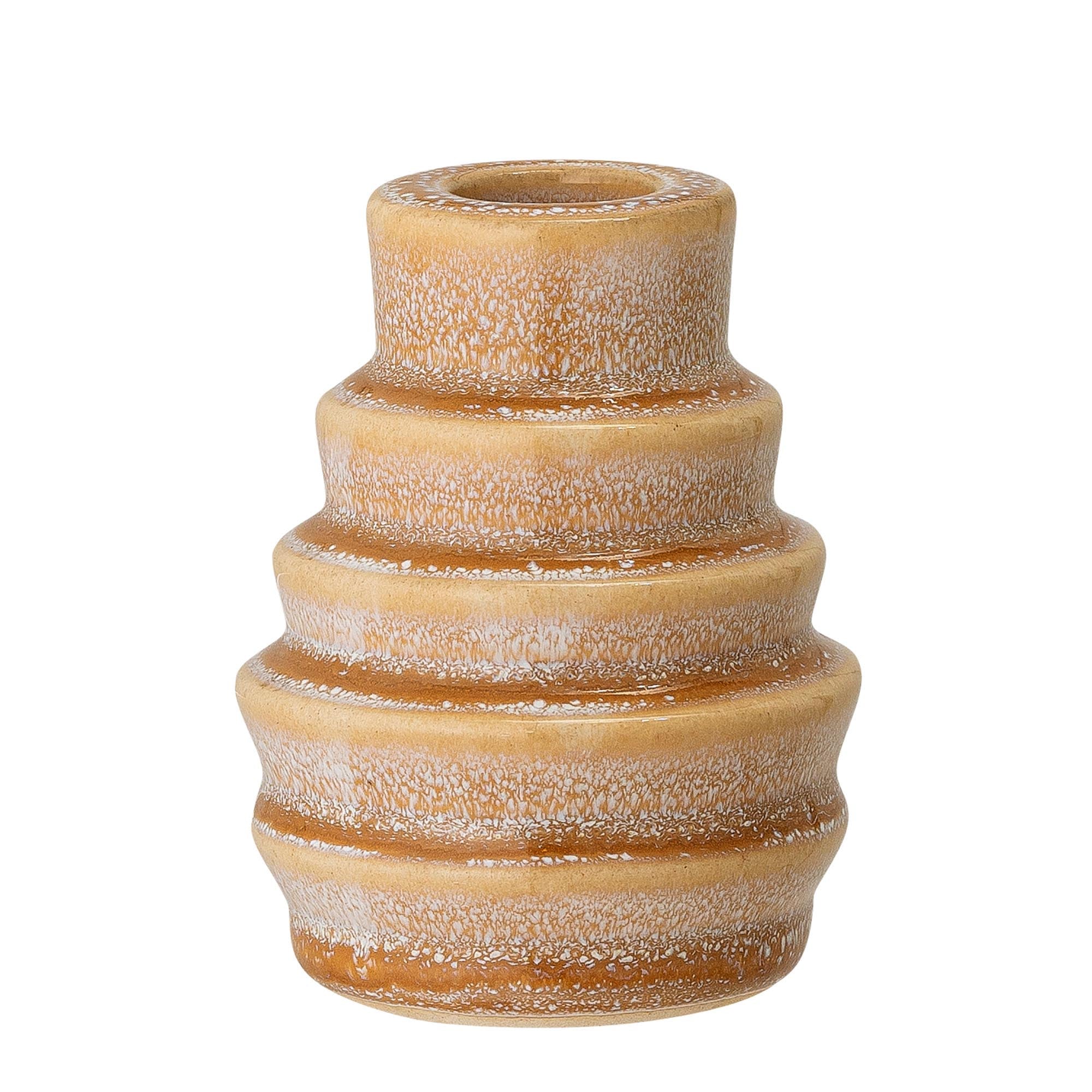 Emin Kerzenständer, Gelb, Steingut in Yellow präsentiert im Onlineshop von KAQTU Design AG. Kerzenständer ist von Bloomingville